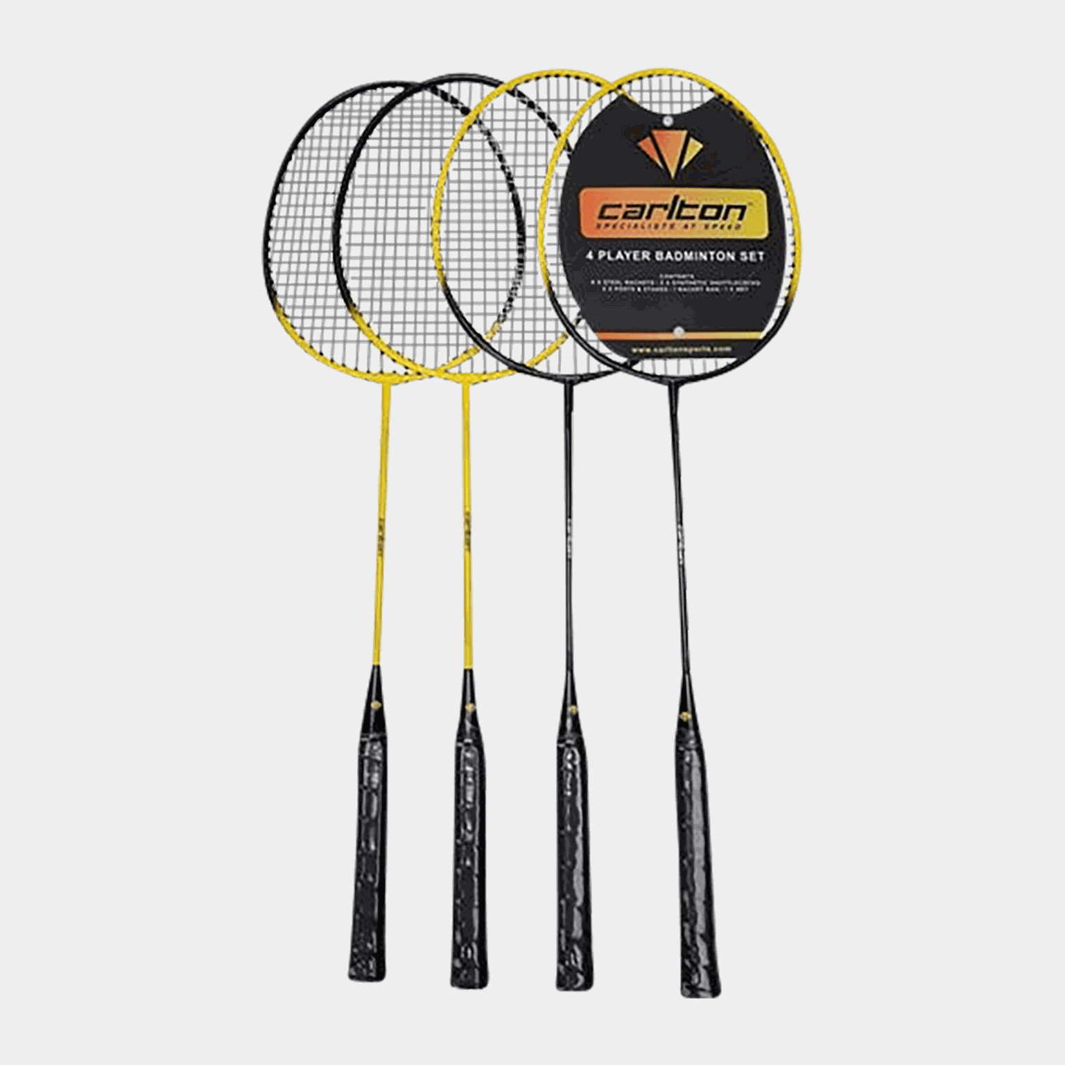  Badmintonová sada pro 4 hráče – černá