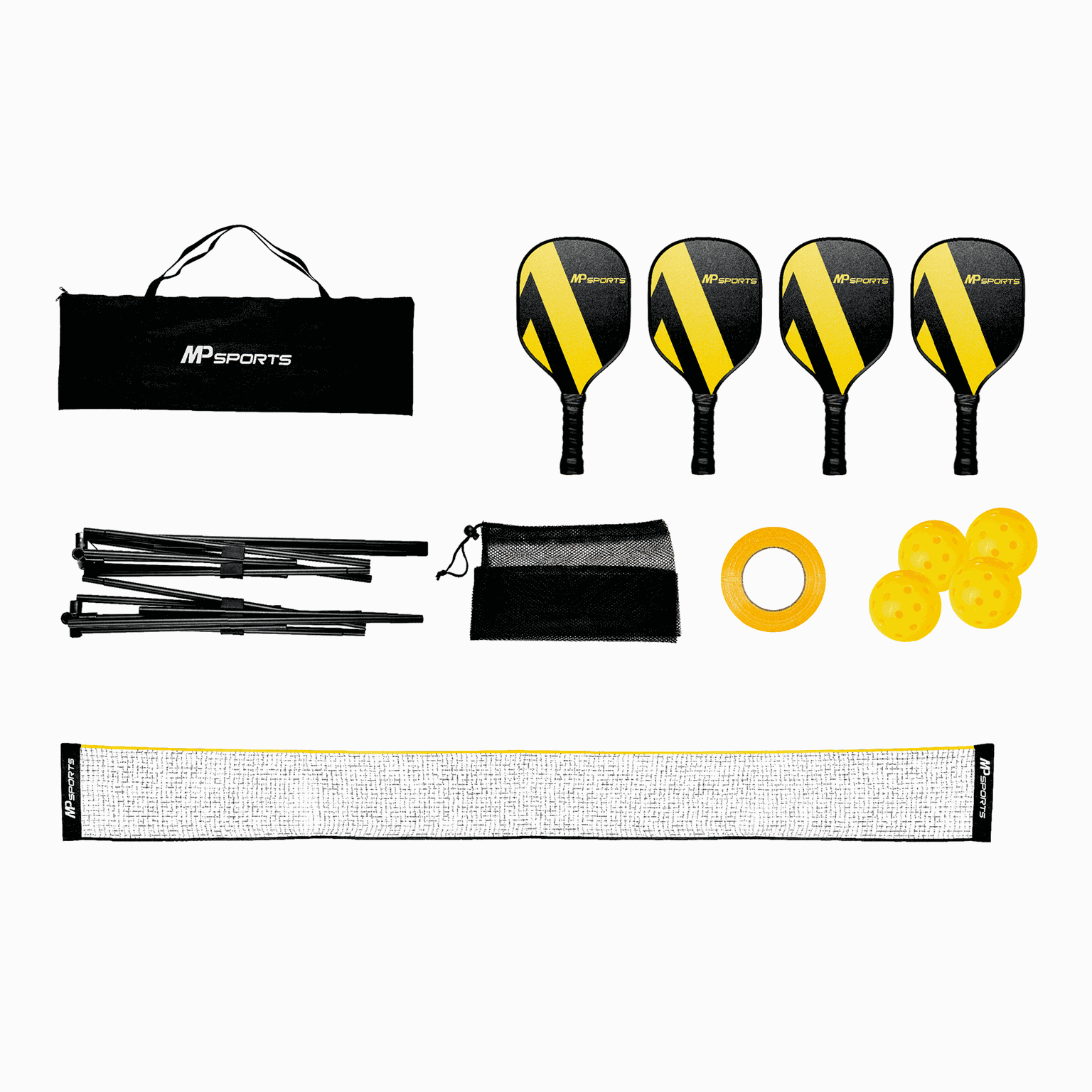  Kompletny zestaw do gry w pickleball, gra w pickleball - niebieski