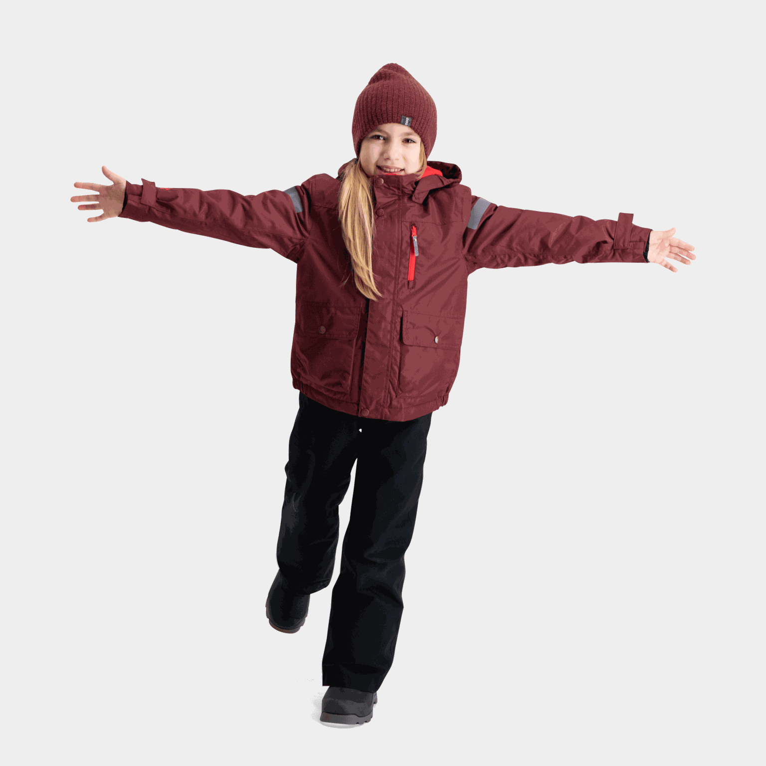 Narvik Wool Beanie, lue barn - Brun