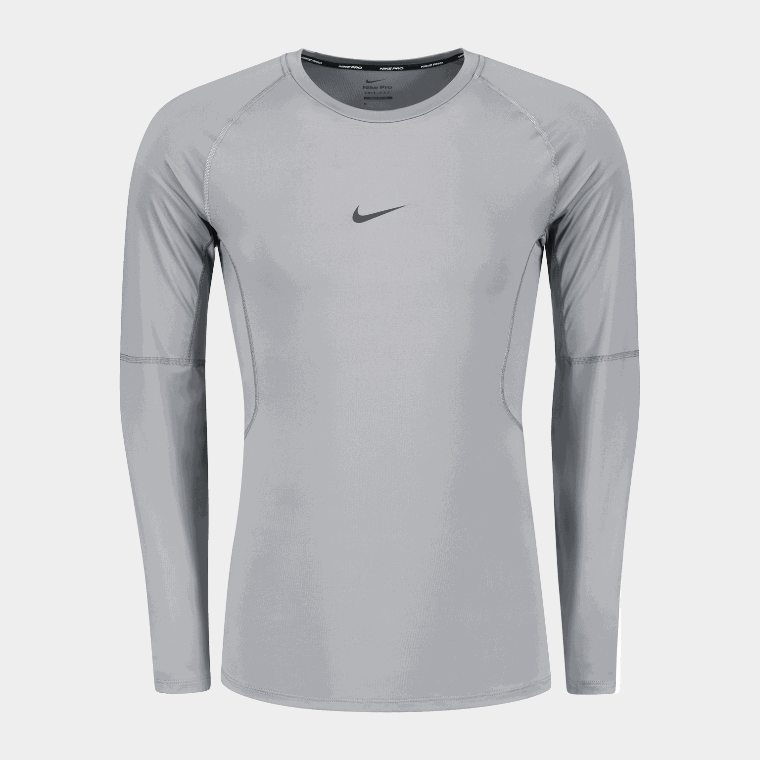  Camiseta masculina Dri-FIT Pro de manga comprida e gola redonda