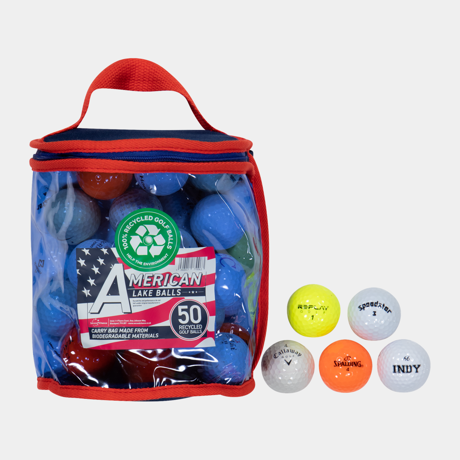  50 db-os golflabda gyakorláshoz – fehér