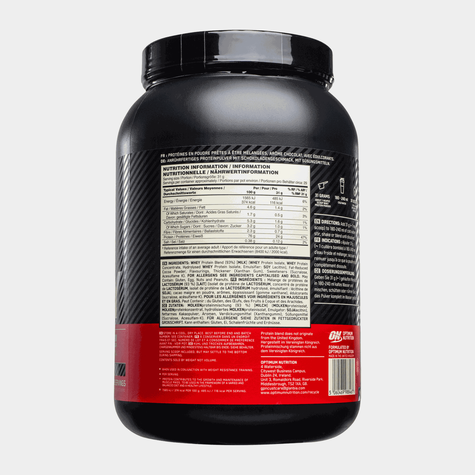 100 % Whey Gold Standard 908 g, proteinpulver -