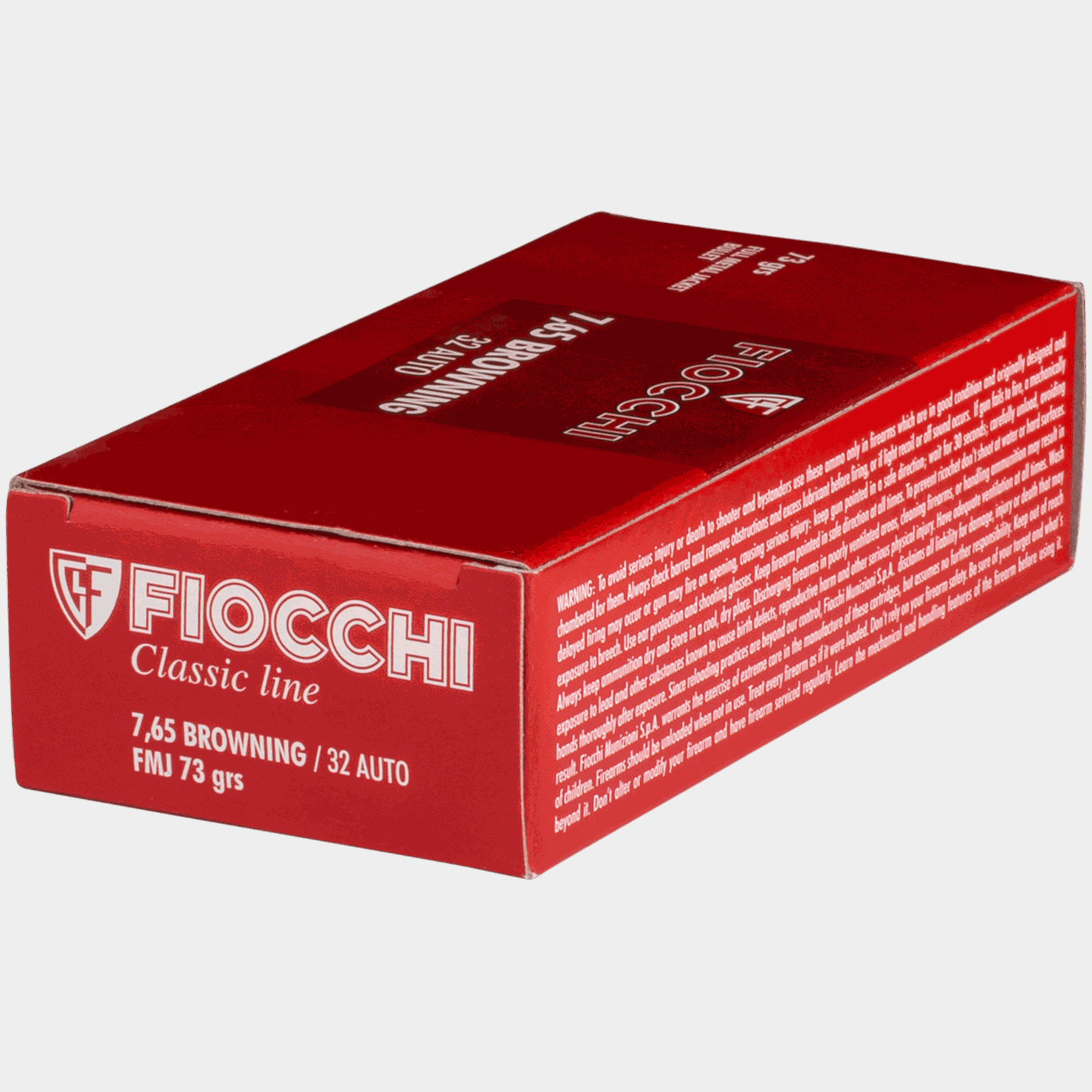 Fiocchi 7,65/32ACP 73g FMJ munice -