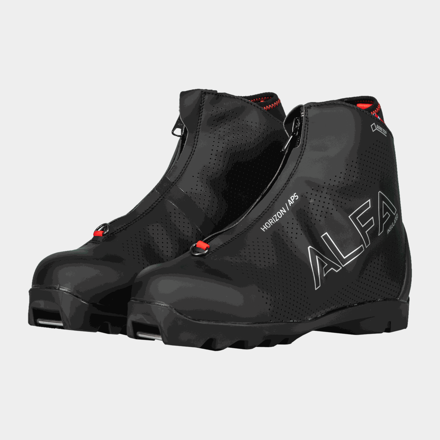 Tênis de corrida Horizon A/P/S GTX 23/24 XC, cano longo, unissex - preto