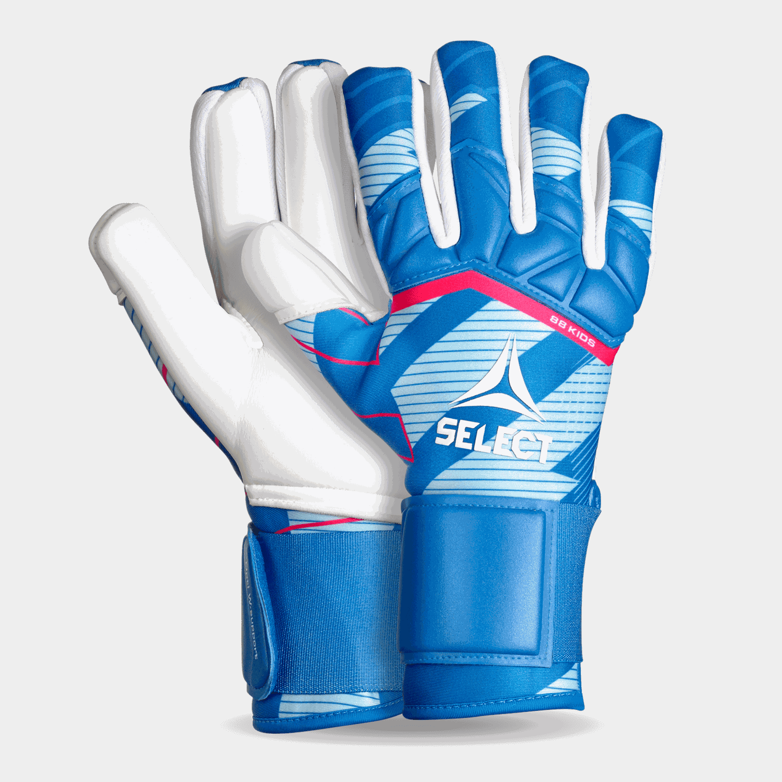 Gants de gardien de but 88 Kids V25 pour enfants - Bleus