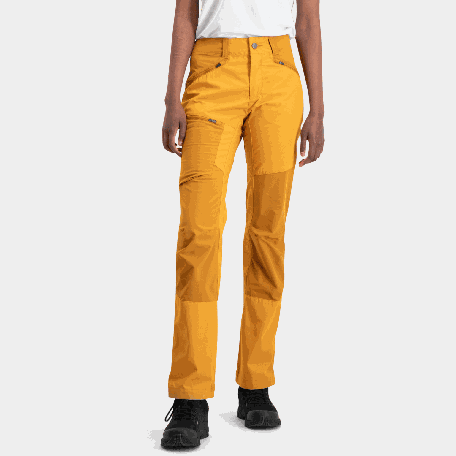 Calça híbrida Tived com sola flexível, calça de caminhada feminina.