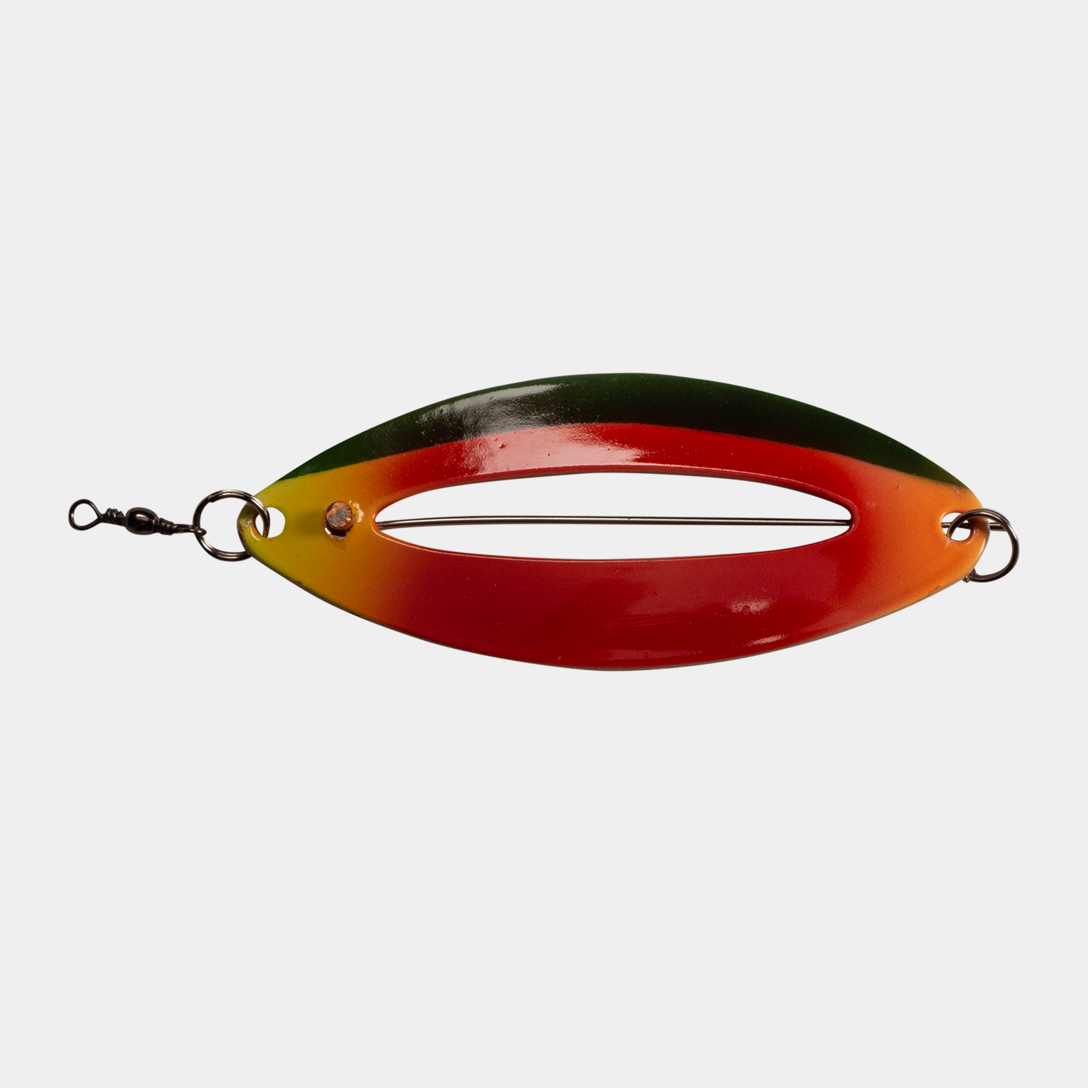 TANABRU 85MM VERMELHO-BRANCO, fibra de carbono pontilhada