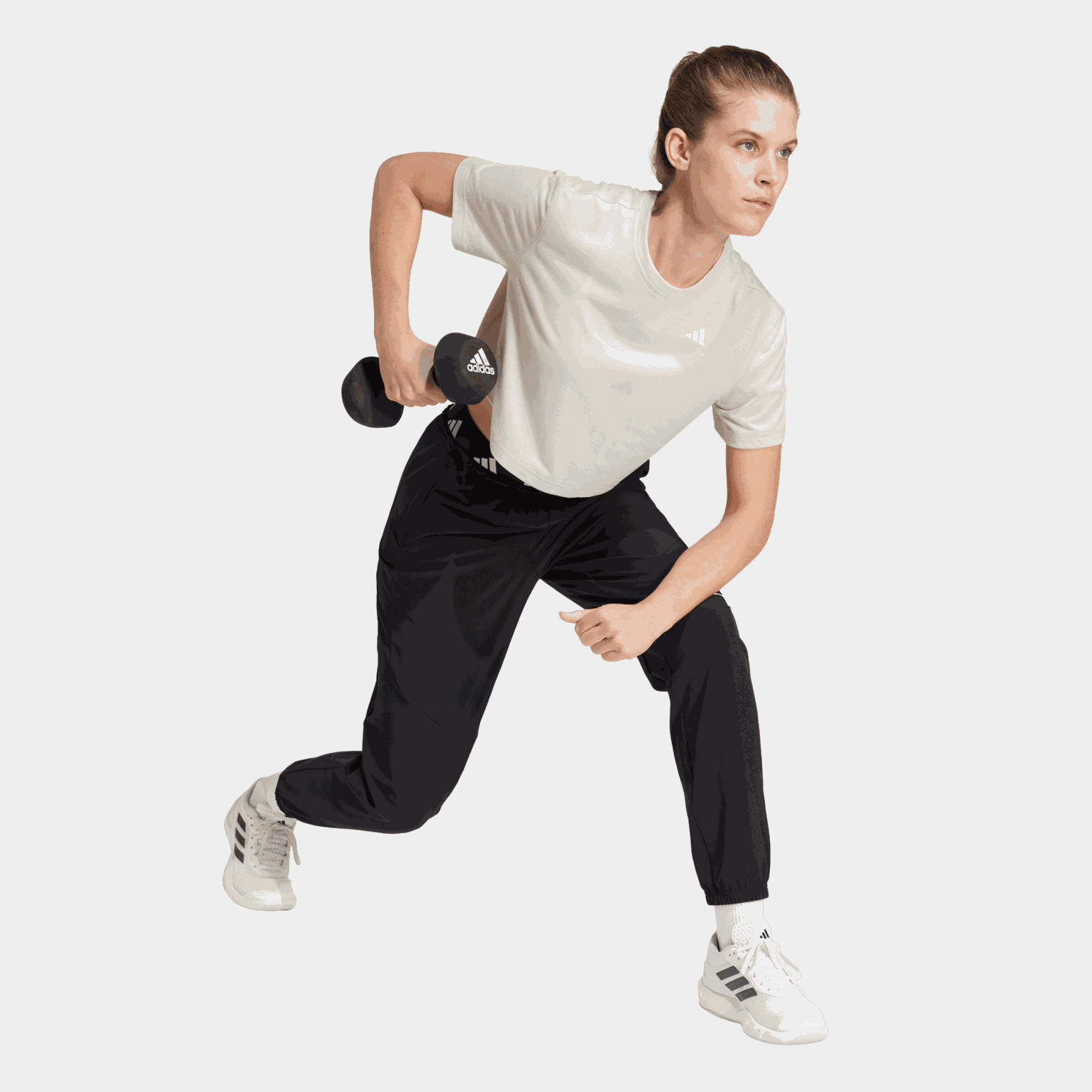  Boxy trainingspak voor dames met print van Train Essentials