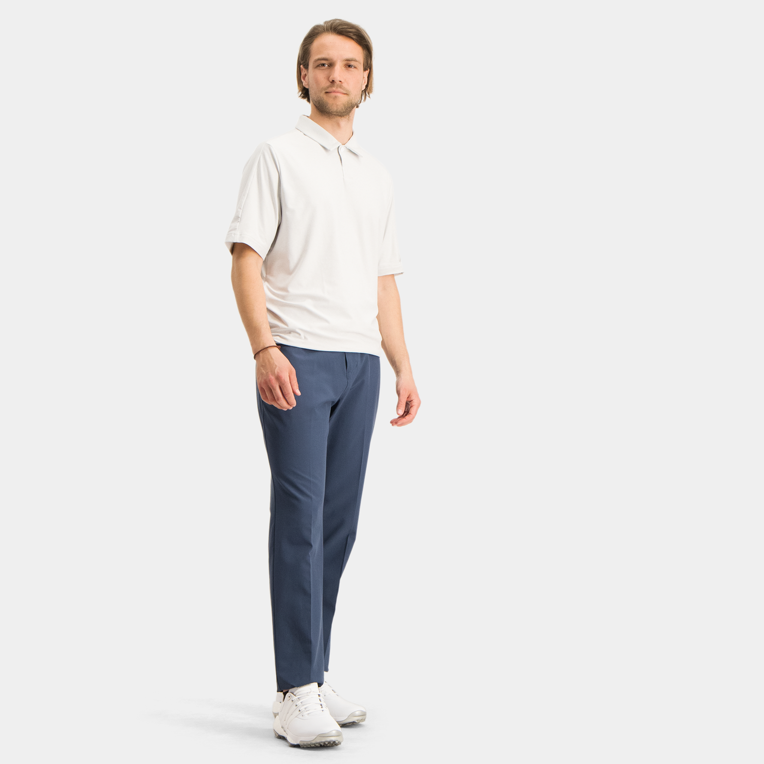  PRIMEGREEN Go-To Polo, Senior Polo – Biały