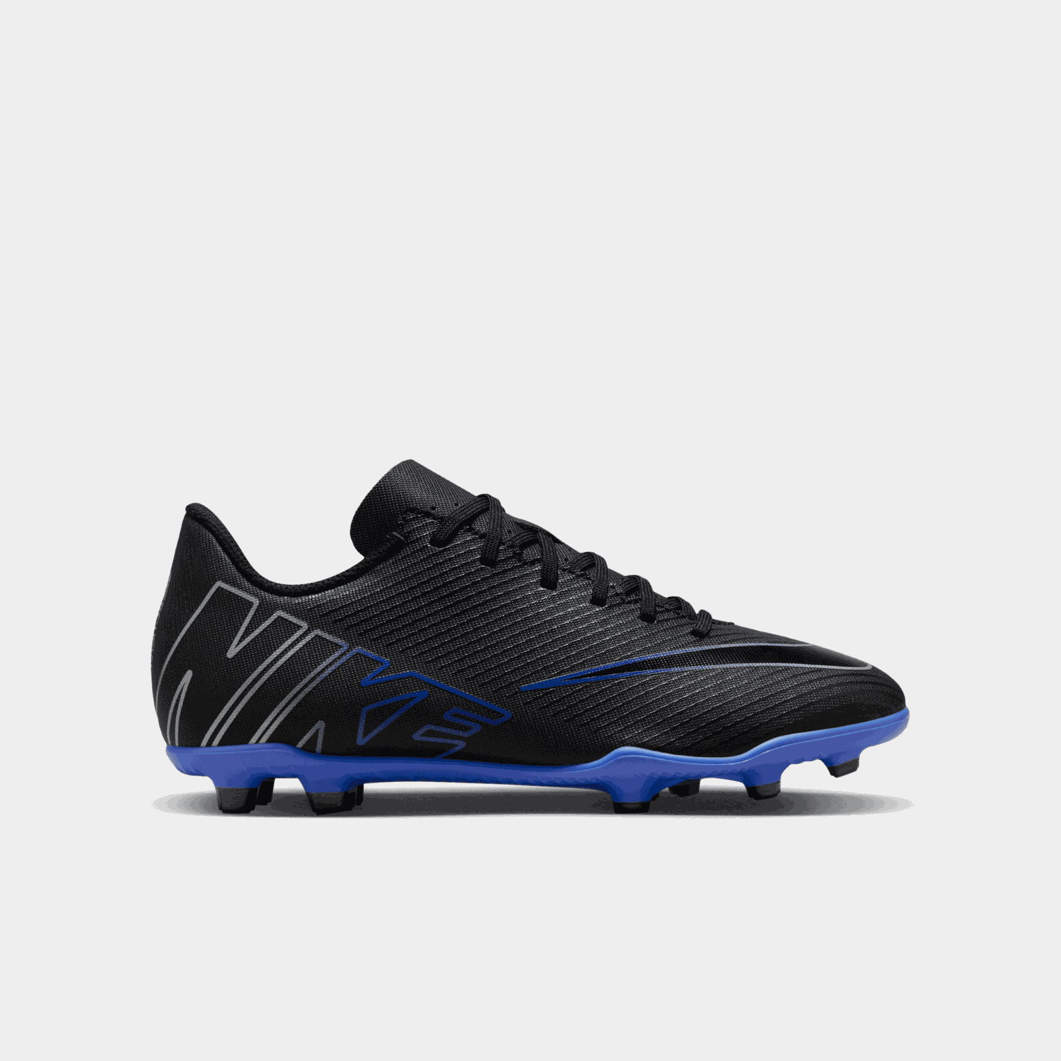 Mercurial Vapor 15 Club MG, fotballsko gress og kunstgress, junior - Svart