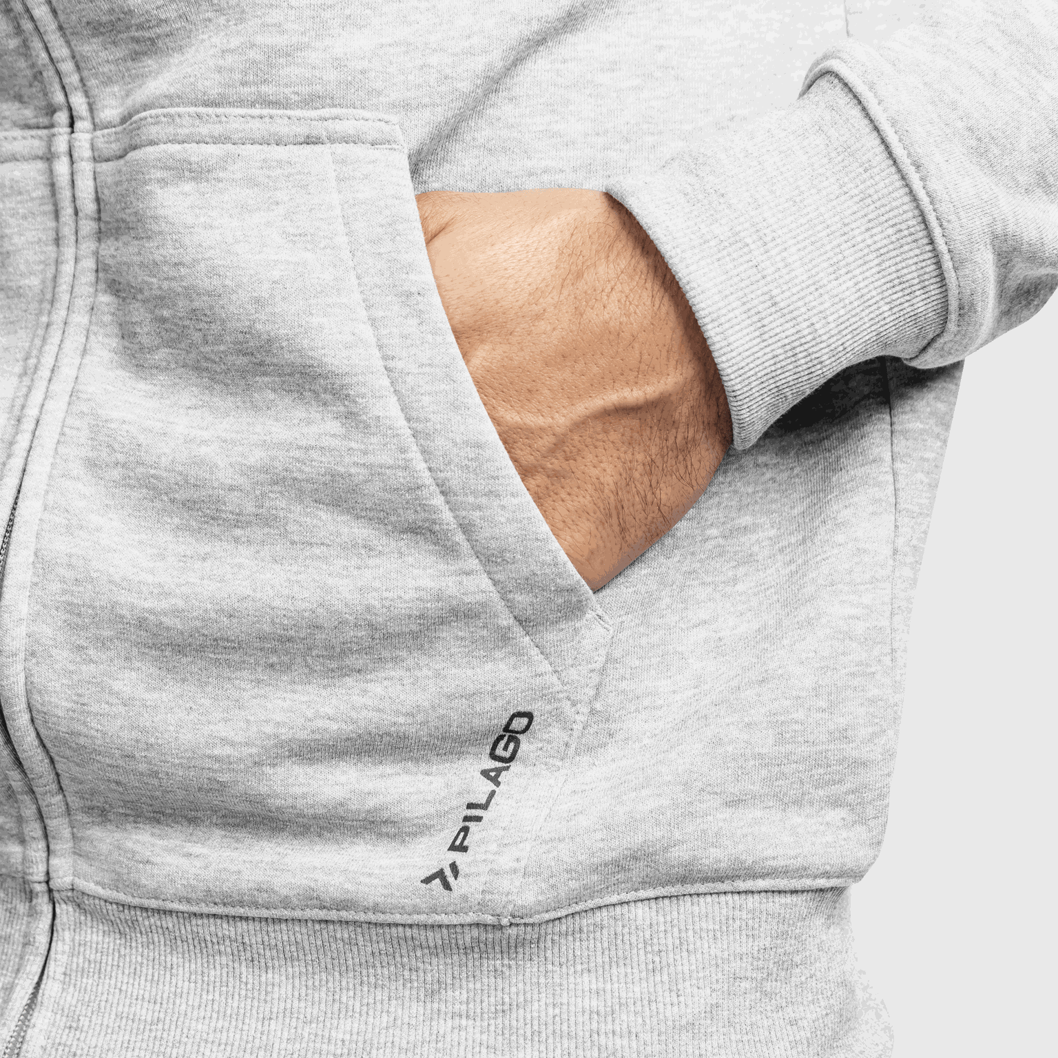  Veste à capuche zippée Essential, pour homme
