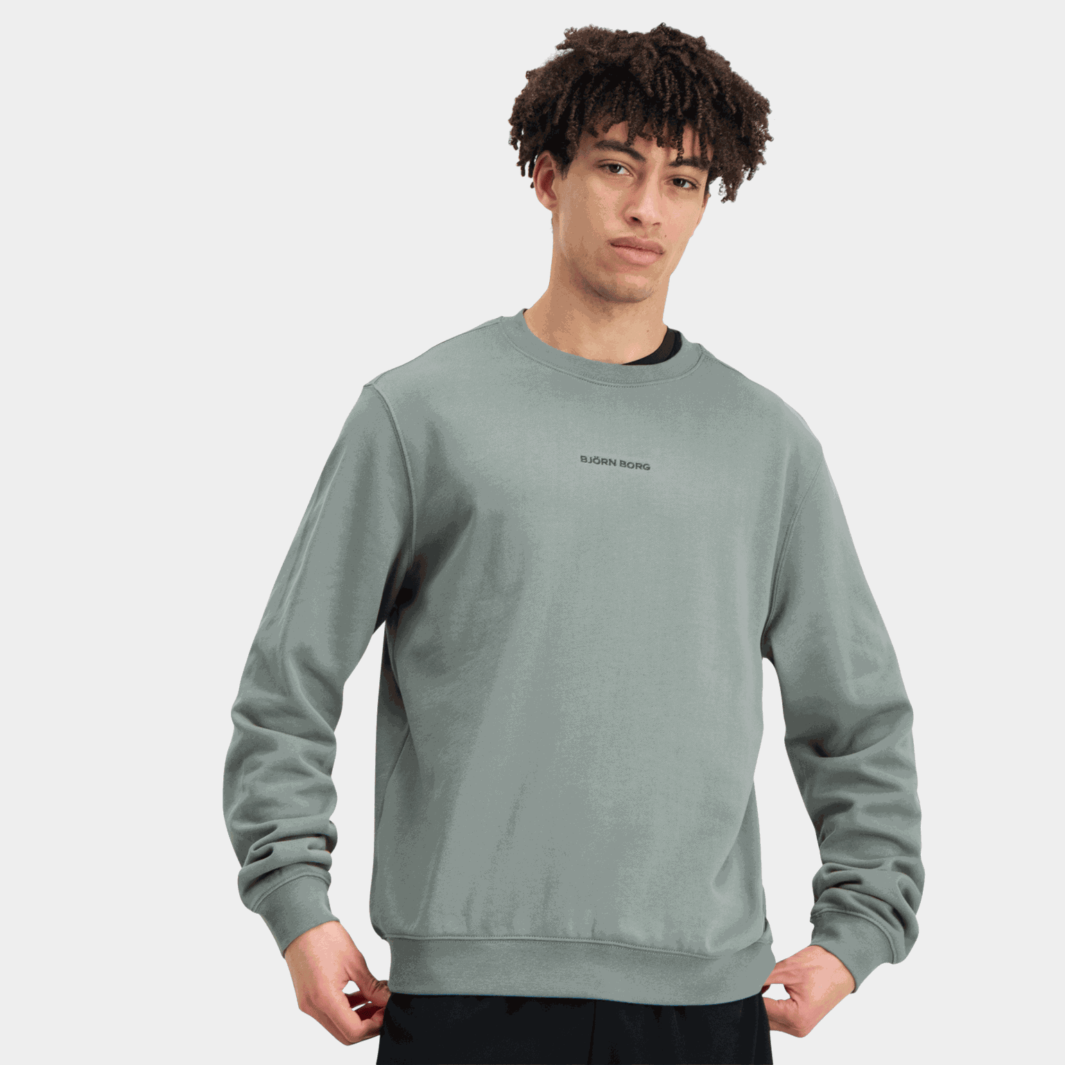  Klasyczna męska bluza z materiału sherpa