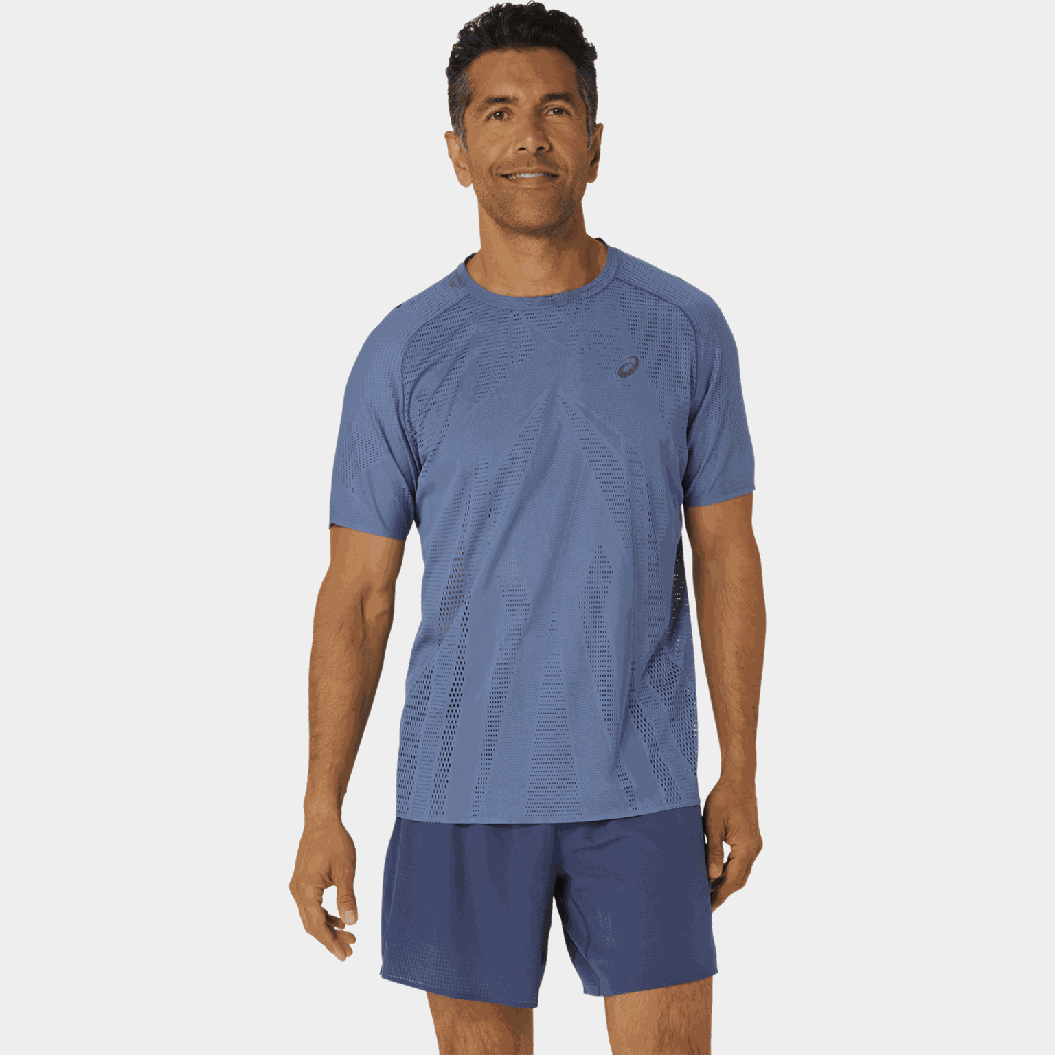  Metarun T-shirt met korte mouwen voor heren – Blauw