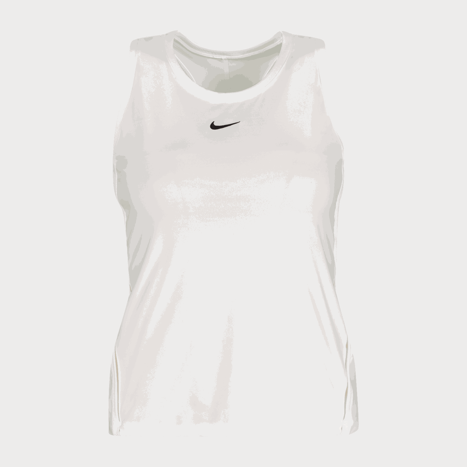  Camiseta sin mangas Dri-FIT Victory para mujer, blanca