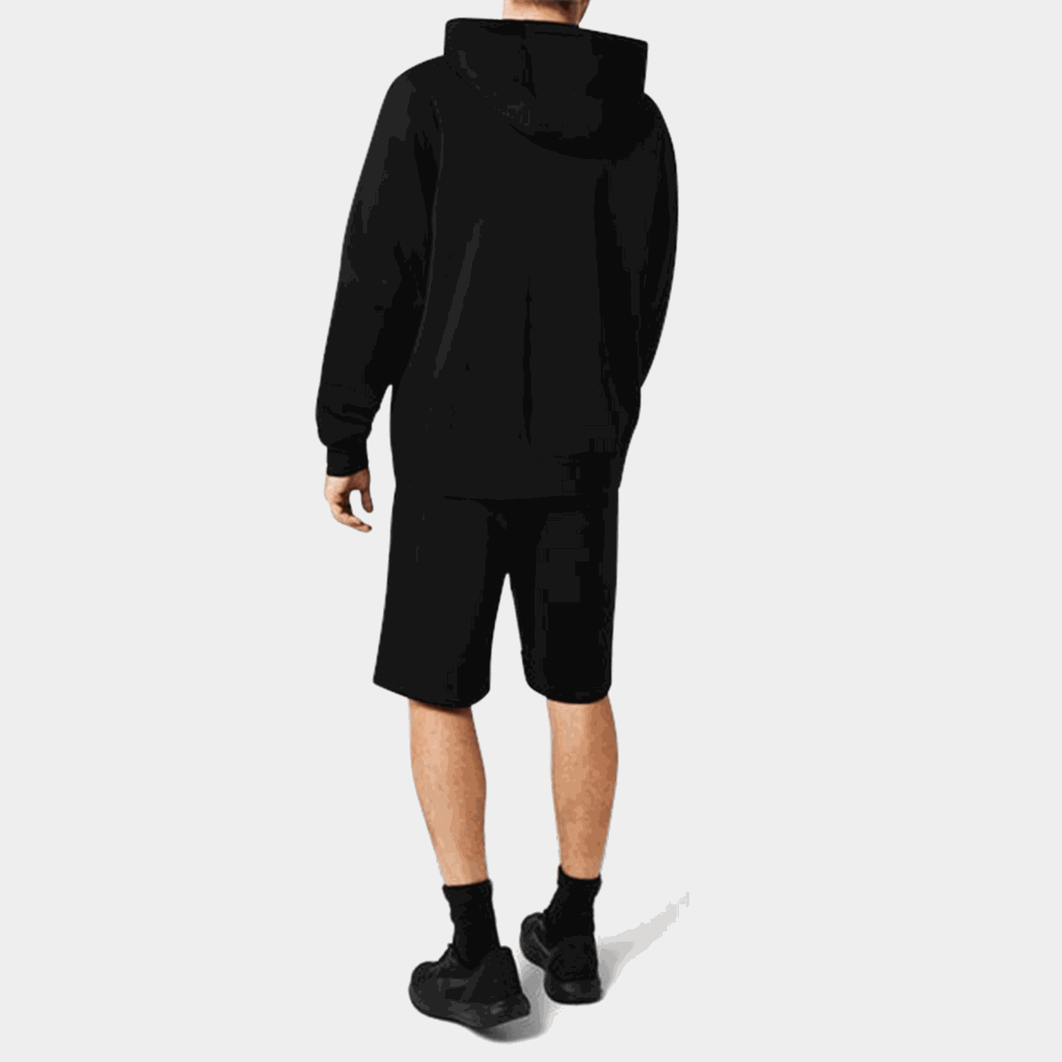 Fleece shorts voor heren - Zwart