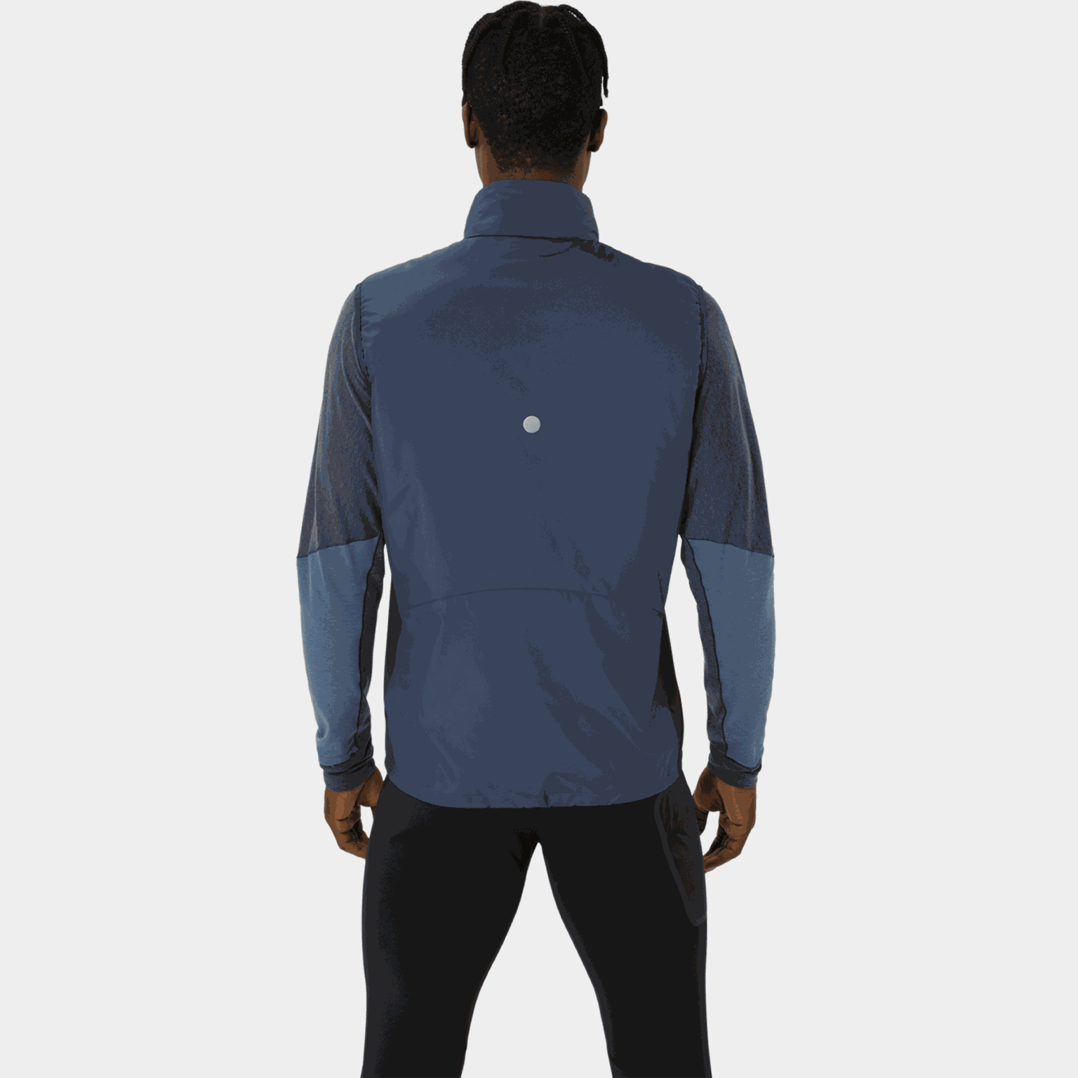Jaqueta masculina de inverno para corrida - azul