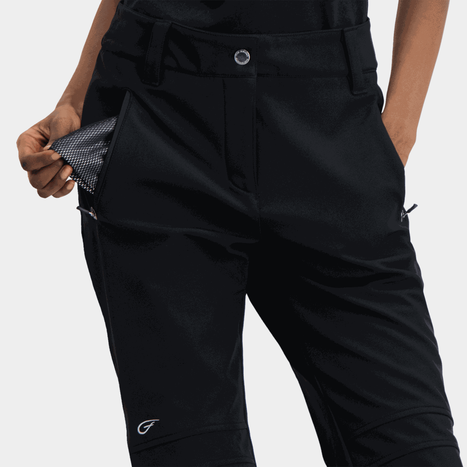 Alpine Pant W Arya 24/25, softshellbukse, dame - Svart