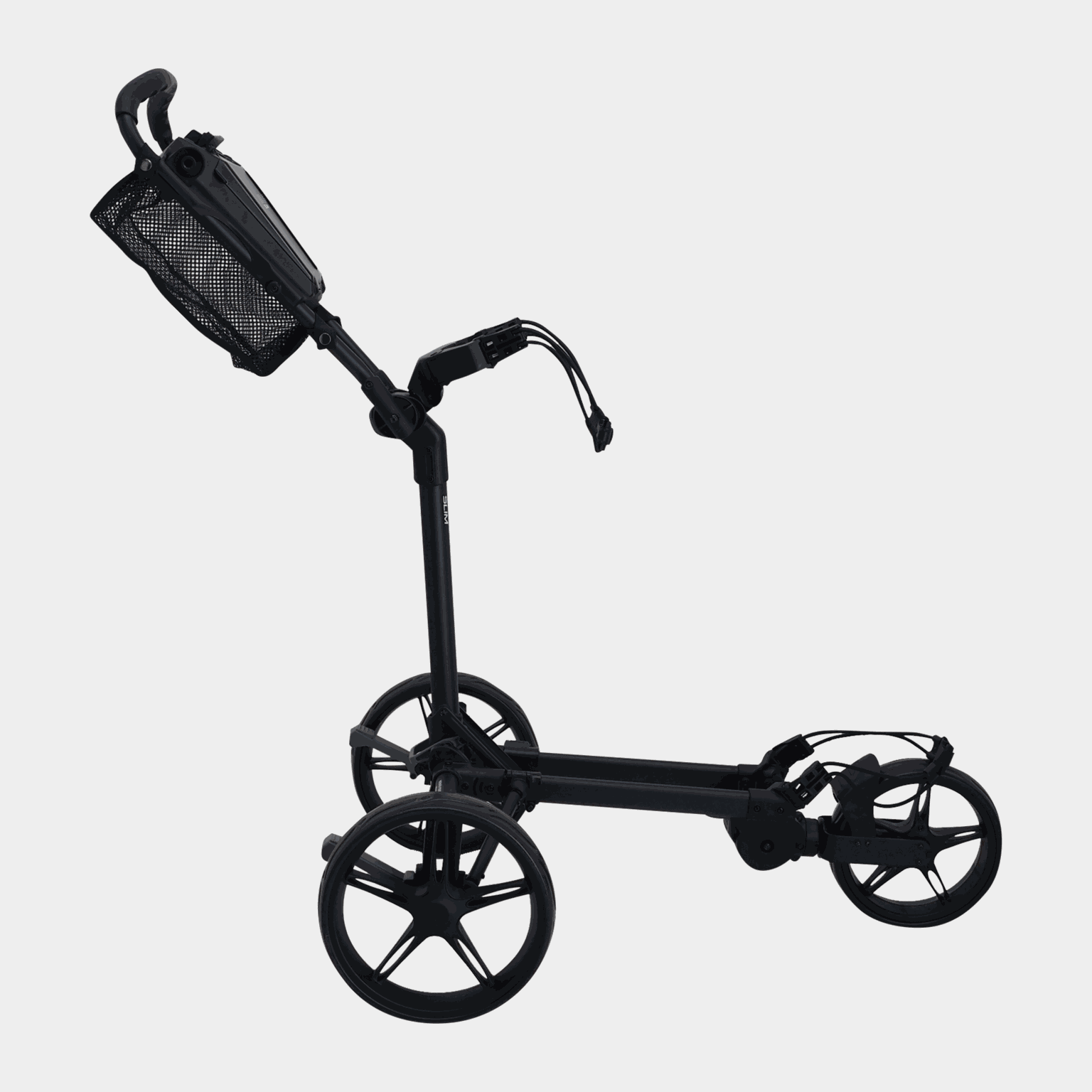 Slim golfový vozík – černý