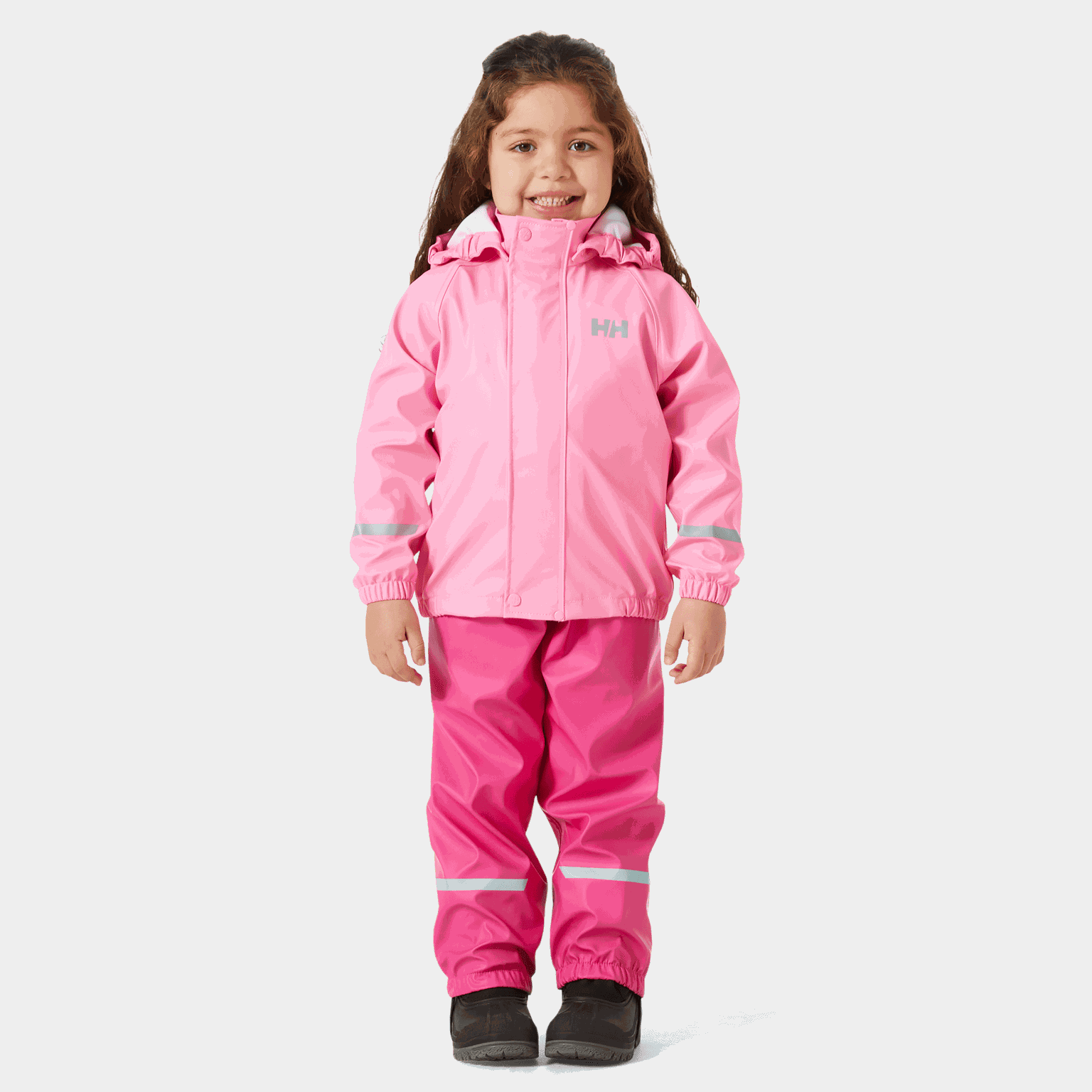  Ensemble de pluie Bergen PU Rainset 2.0 pour enfants – Rose