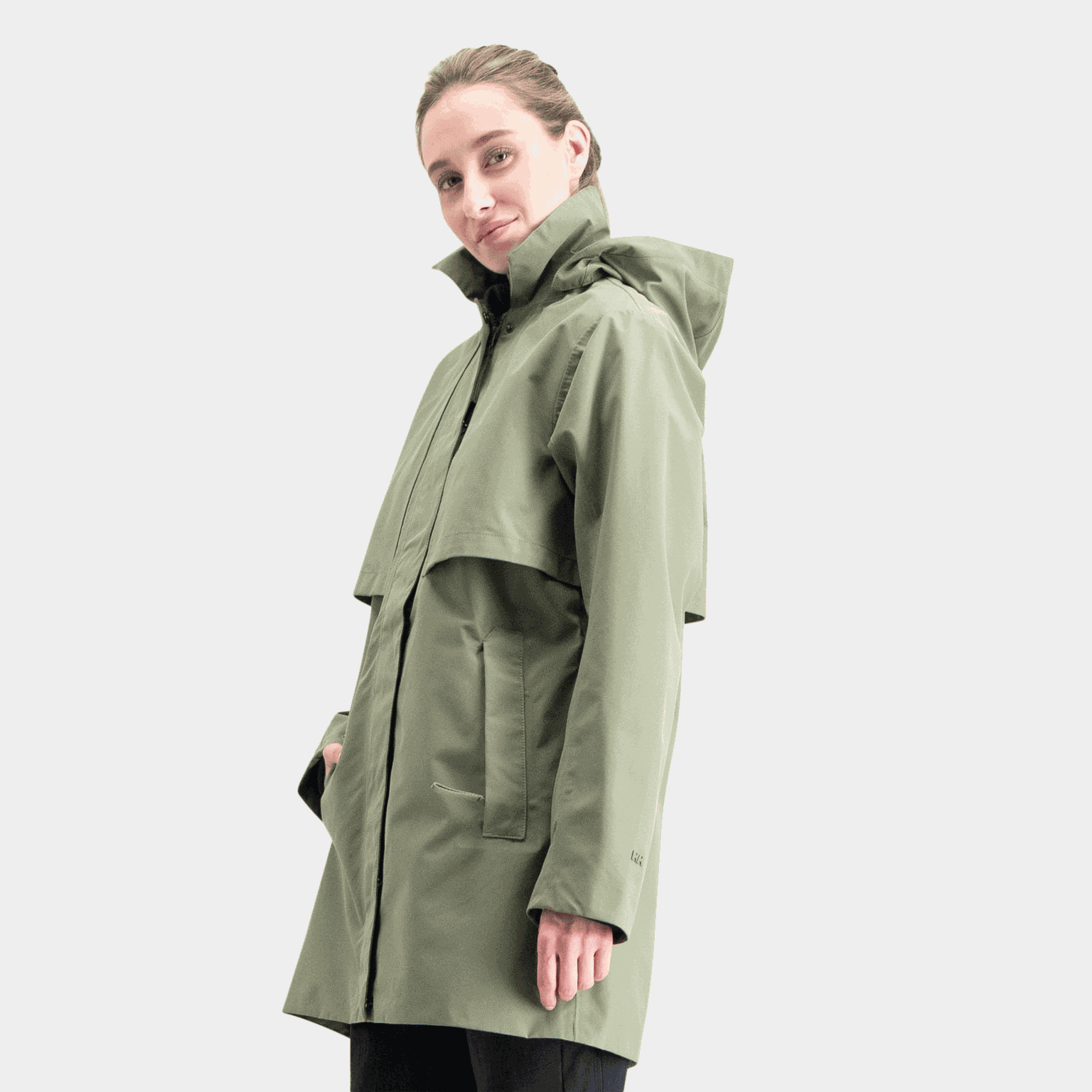 Lilja Raincoat, regnjakke, dame - Grønn