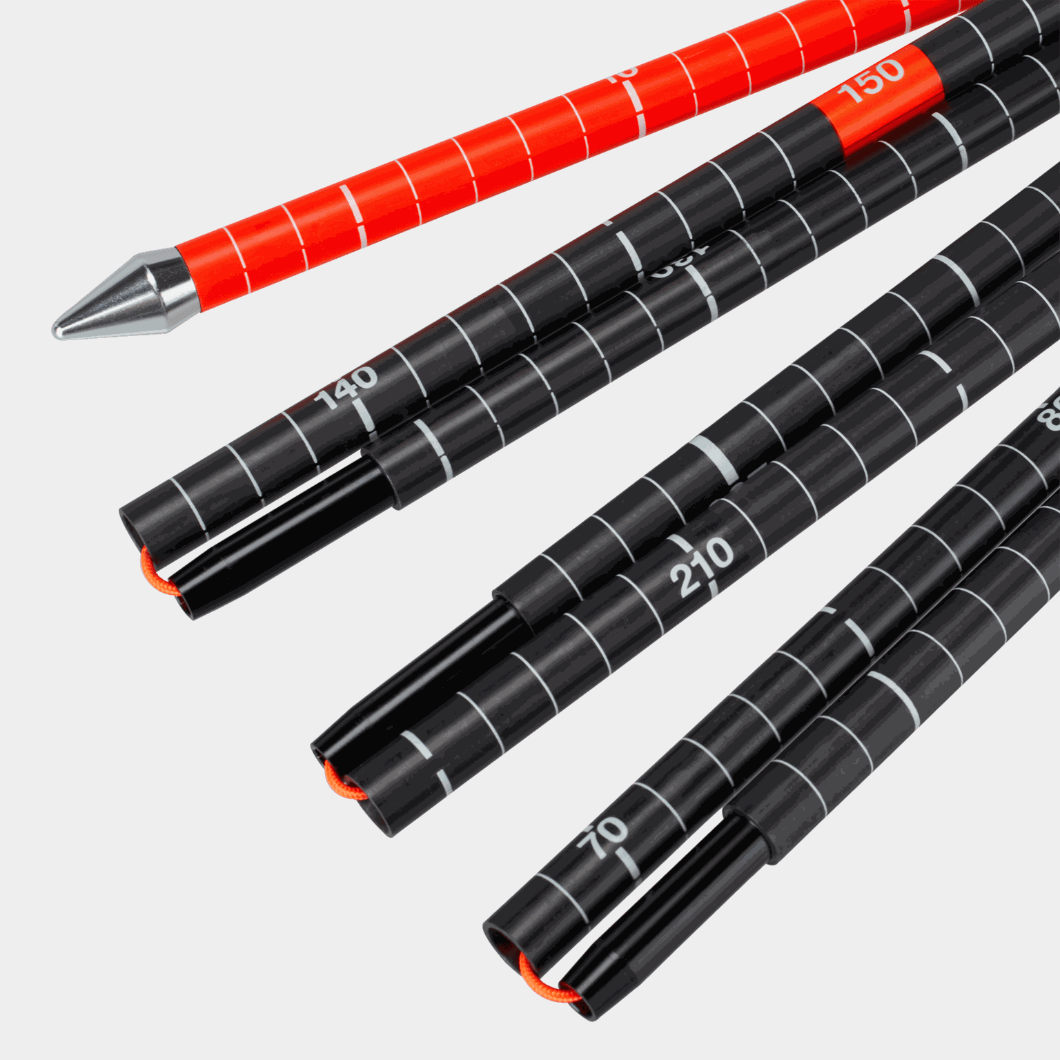 Sensor de avalanche Carbon Probe 240 Light 24/25, acessório para proteção na neve - laranja