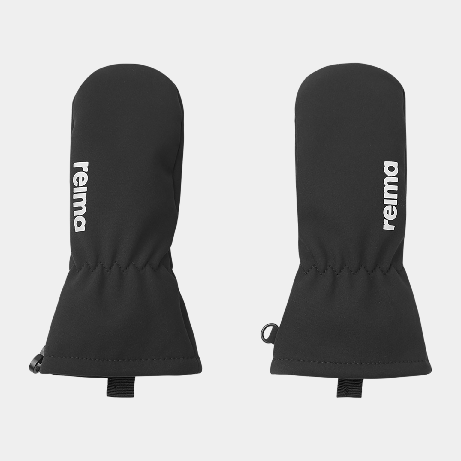  Rękawiczki Osaten, rękawiczki softshell dla dzieci - czarne