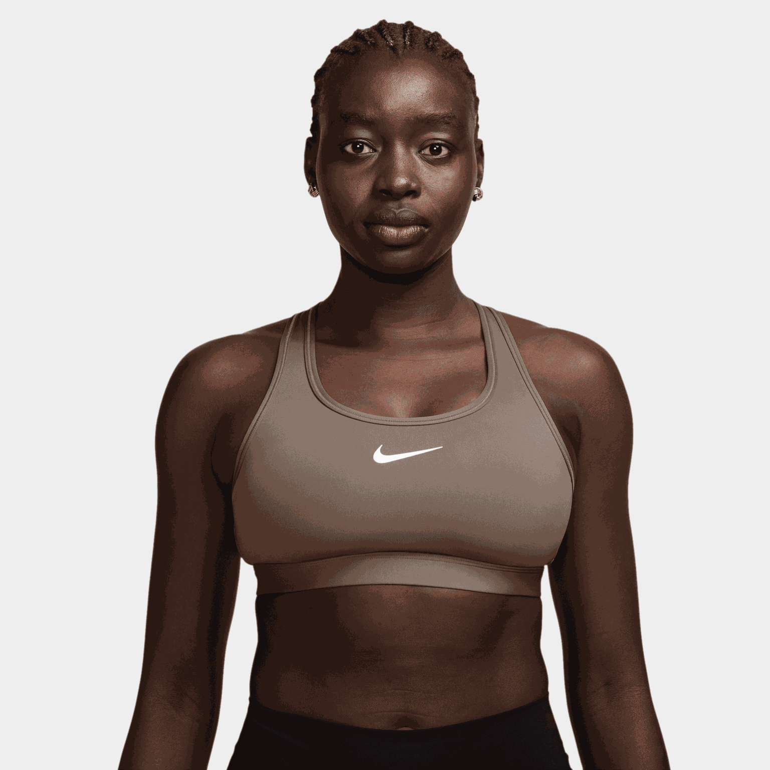 Sportovní podprsenka Swoosh Medium, Dámská sportovní podprsenka