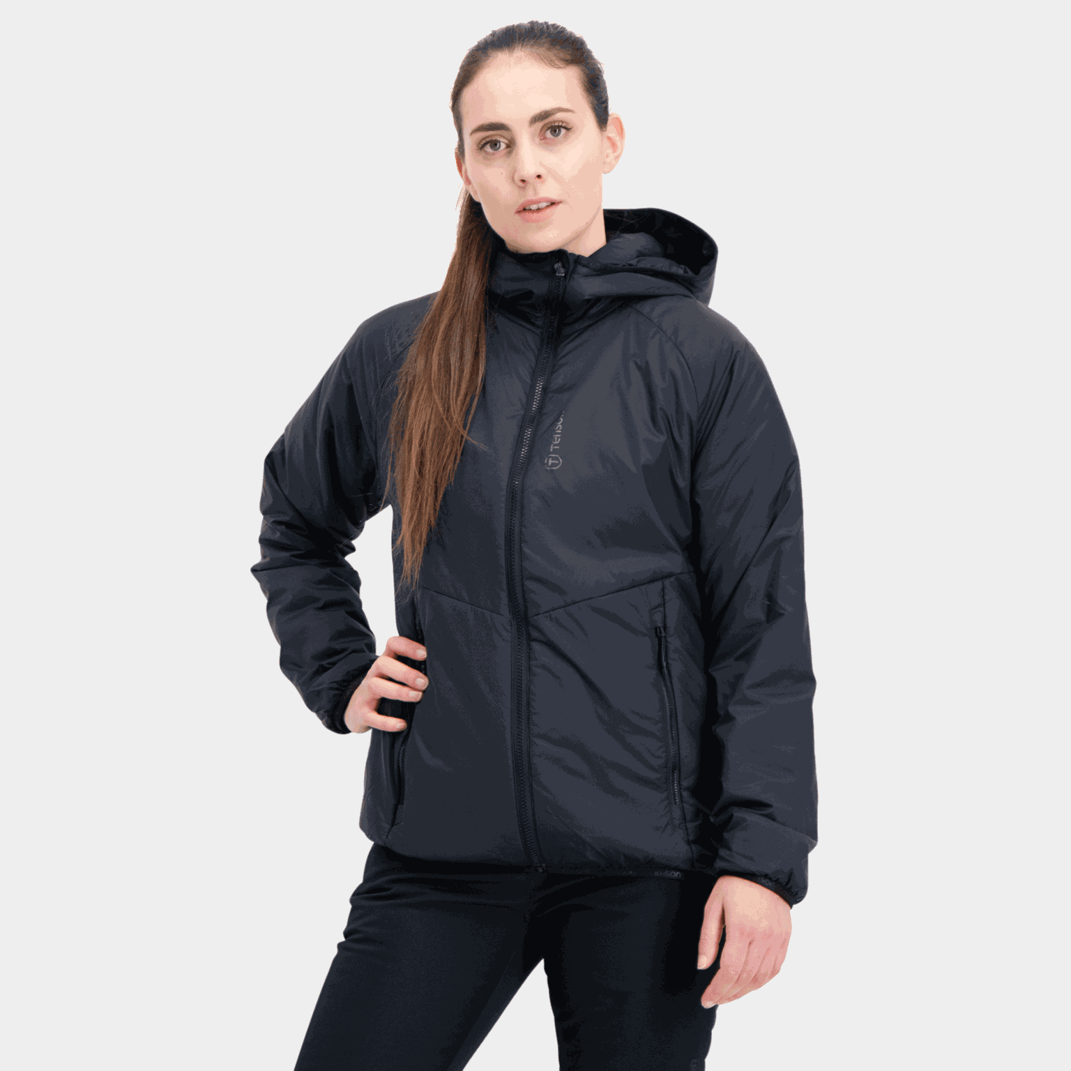  Doudoune Alpine Midlayer Teton Clean 24/25, matelassée, pour femme - Noire