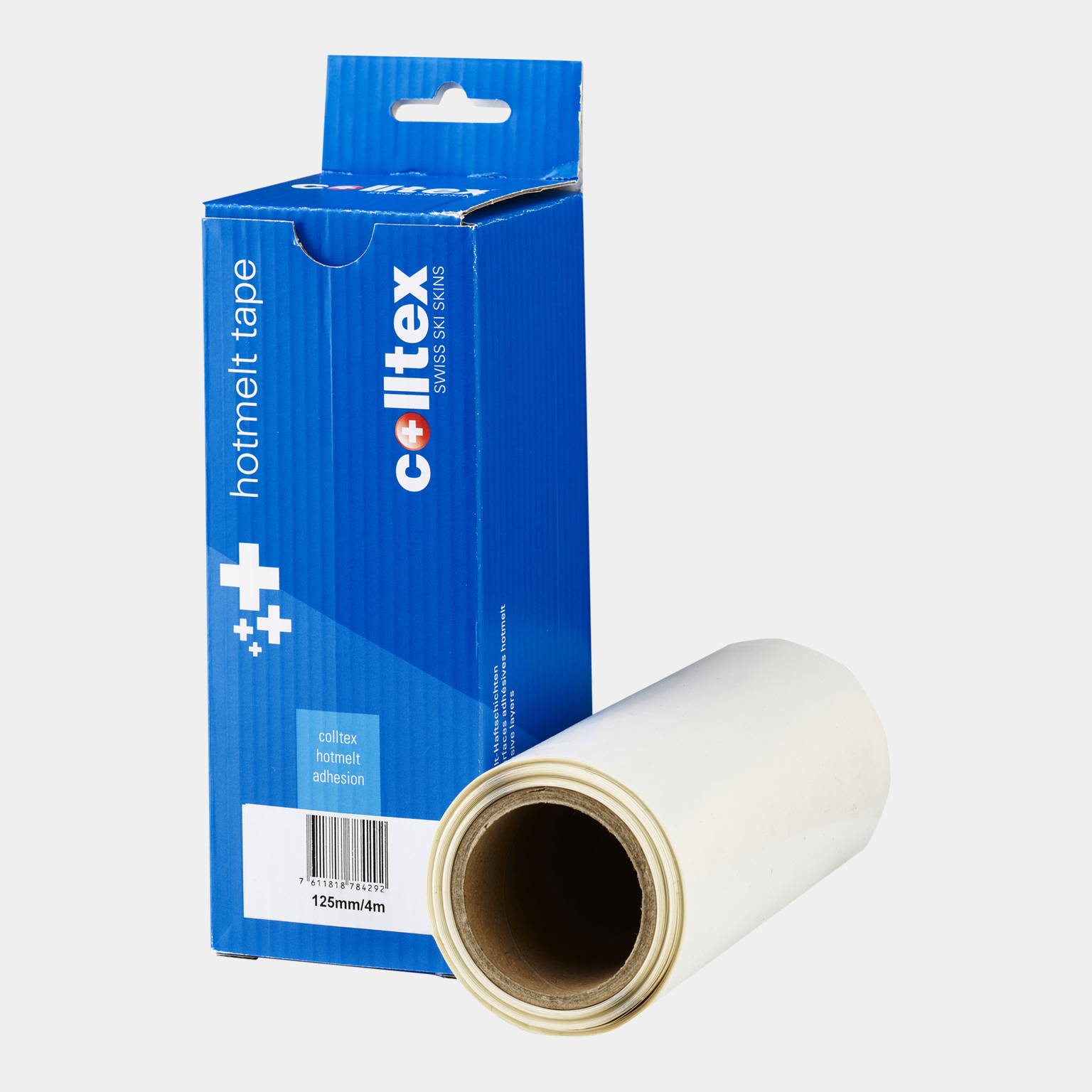 Fita adesiva Collexx 125*4000 24/25 com verso adesivo -