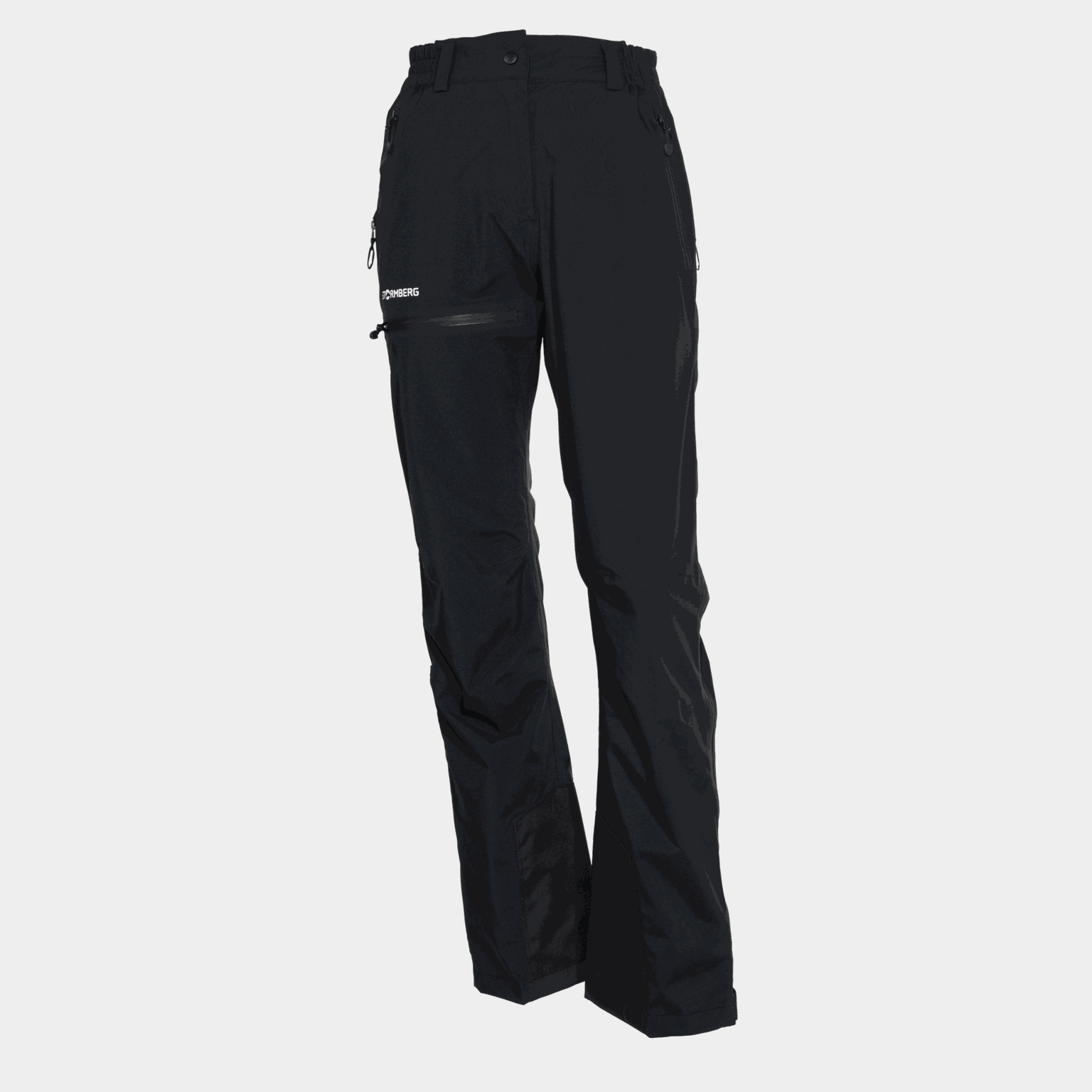  Pantaloni Trollfjellet Shell Zip W, pantaloni a guscio, da donna - neri