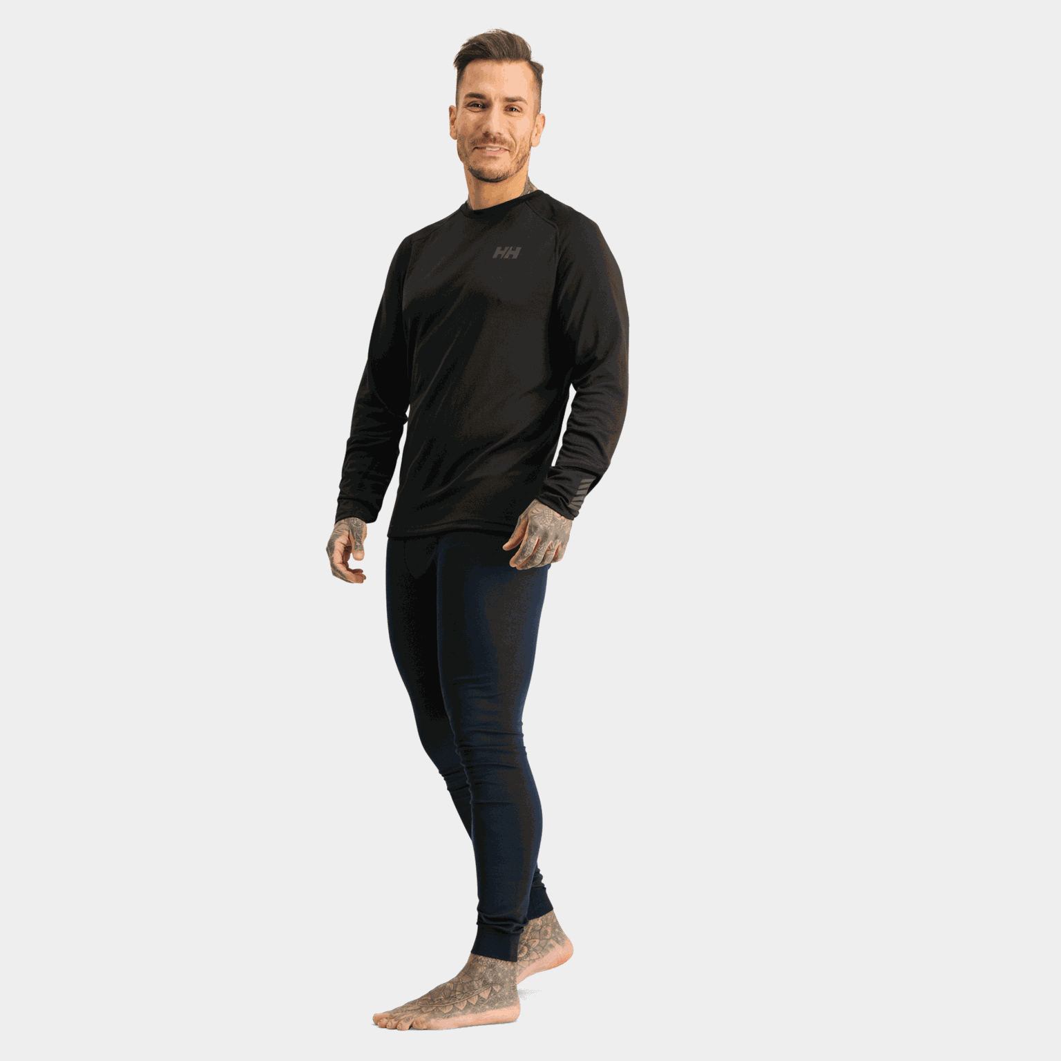  Lifa Active Crew Męska techniczna bielizna – czarna