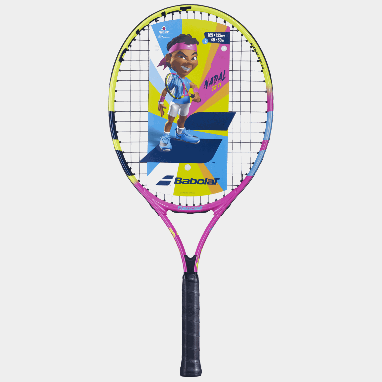 Raqueta de tenis Nadal 23 para niños - Amarilla