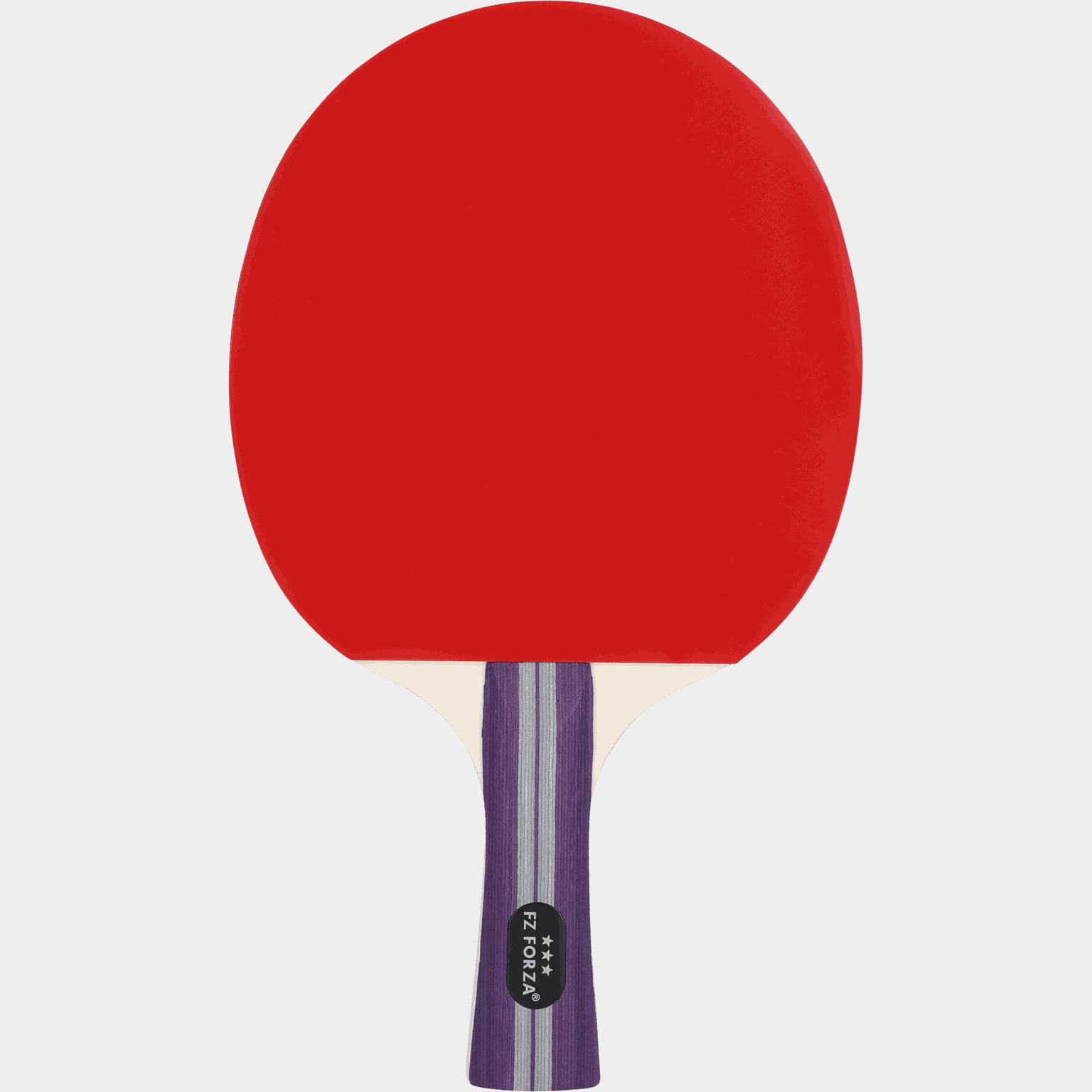 FZ Amaze Table Tennis 3-Star, bordtennisracket for hobbyspillere, unisex - Rød