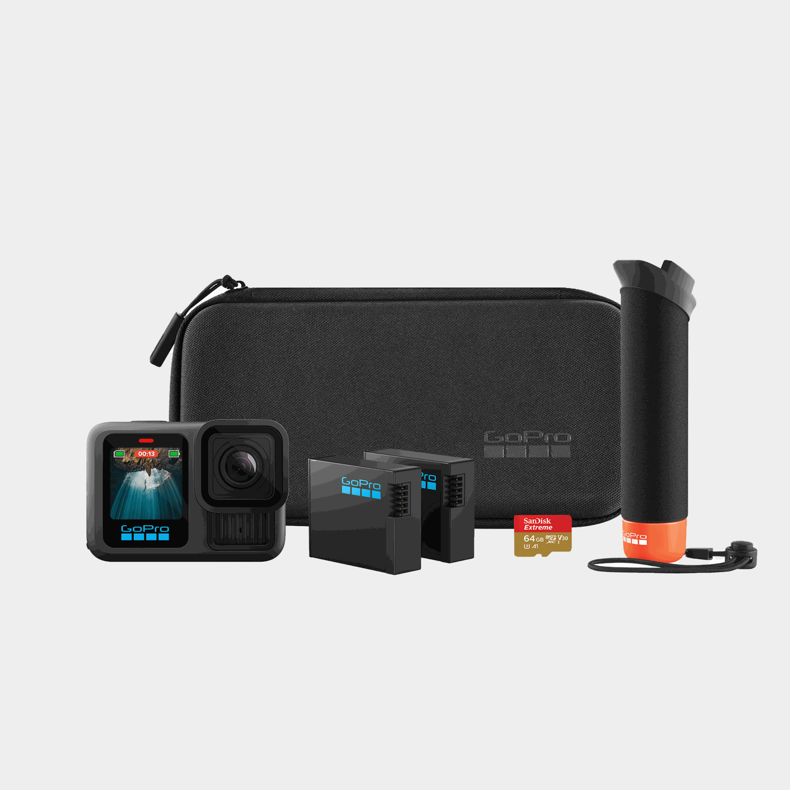 Sada příslušenství pro kameru GoPro HERO13 Black, Sada příslušenství pro kameru GoPro HERO13 Black - Černá