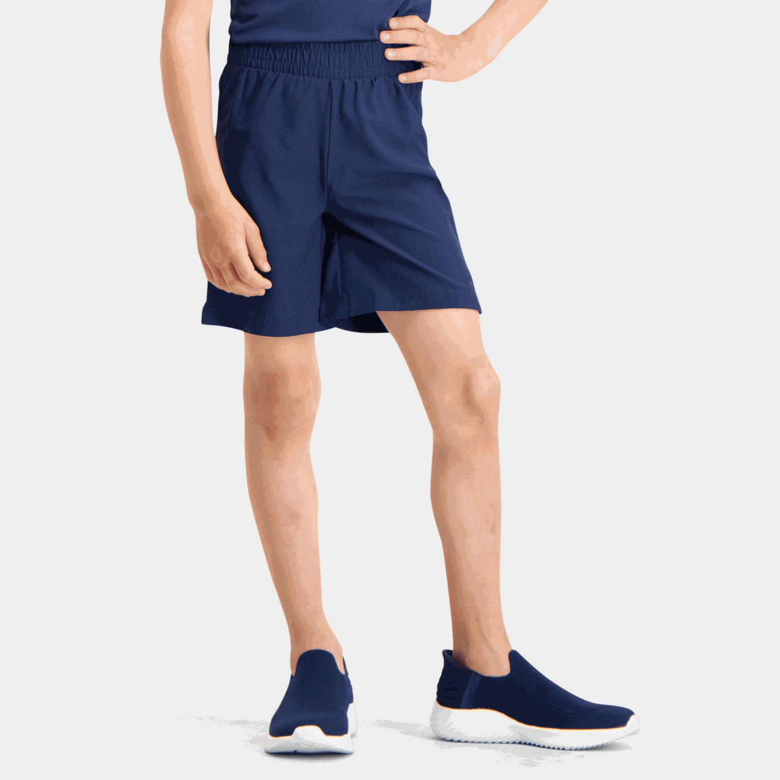  Calças esportivas, calças esportivas para meninos - azul escuro