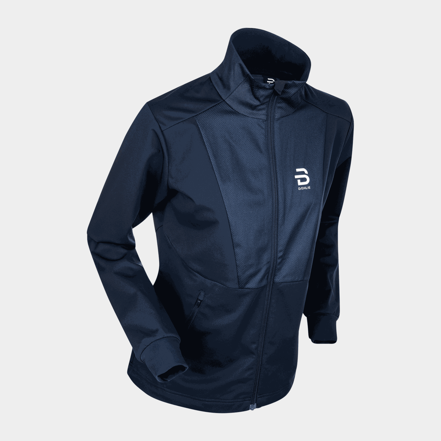 Jaqueta de corrida feminina BD Select, tamanho 24/25 polegadas, azul escuro.