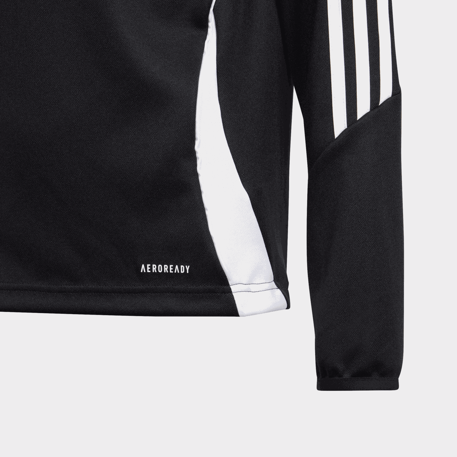  Camisa de treino Tiro 24, camisa de futebol juvenil - preta