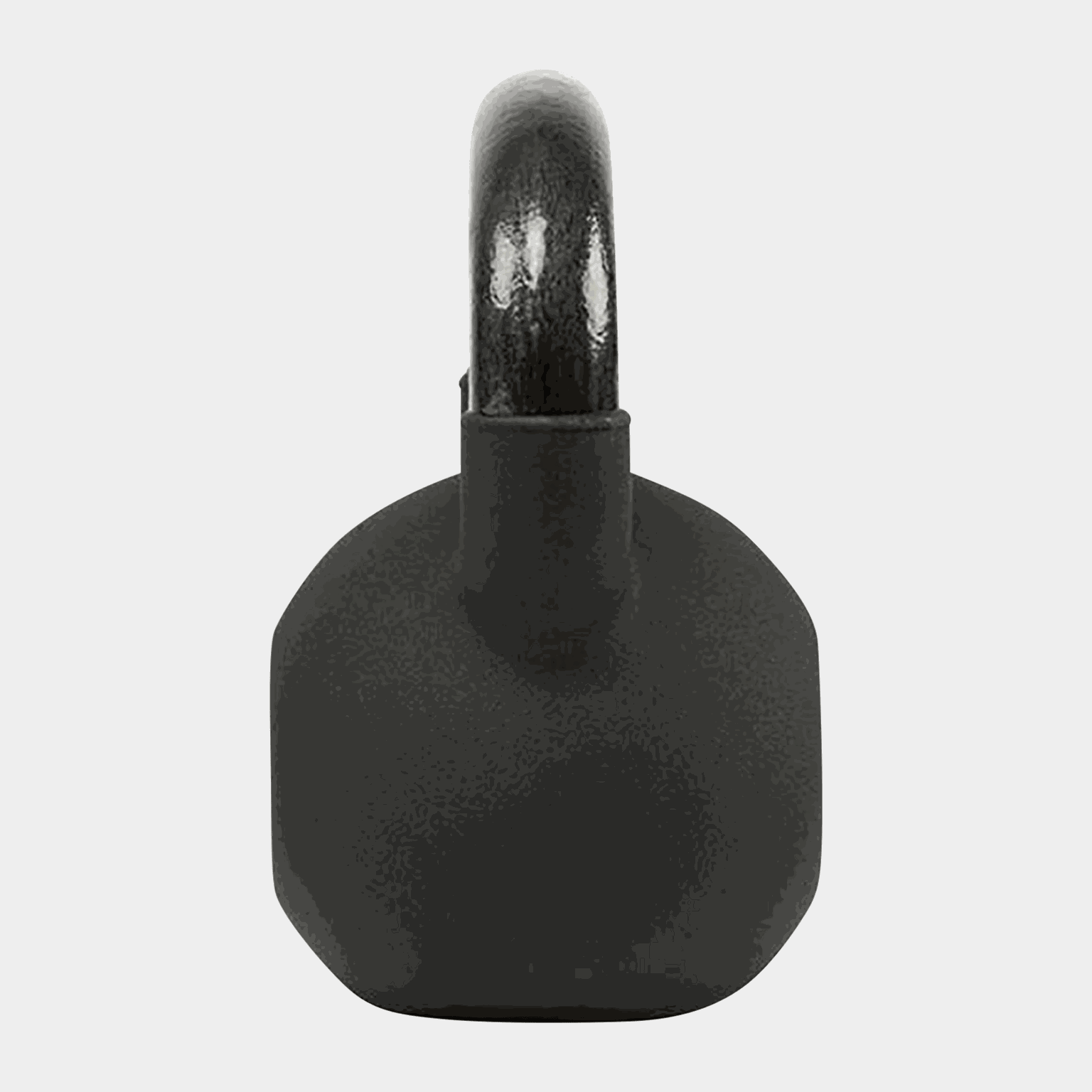  10 kg-os kettlebell, fekete színben.