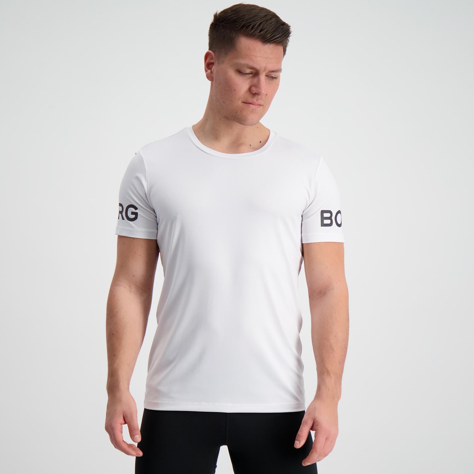  Borg heren wit t-shirt
