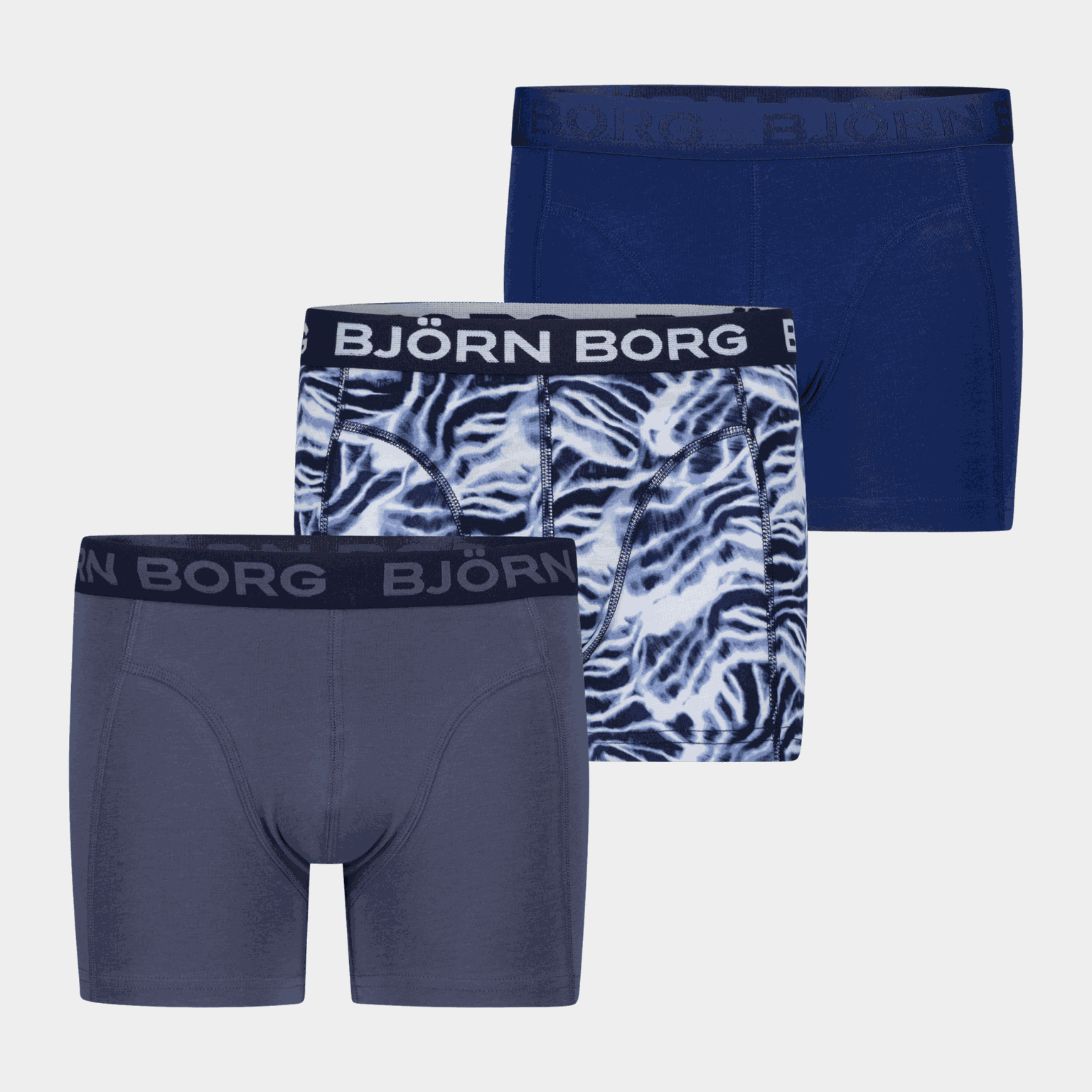 Core Boxer 3P, boxer, junior - Flerfarget