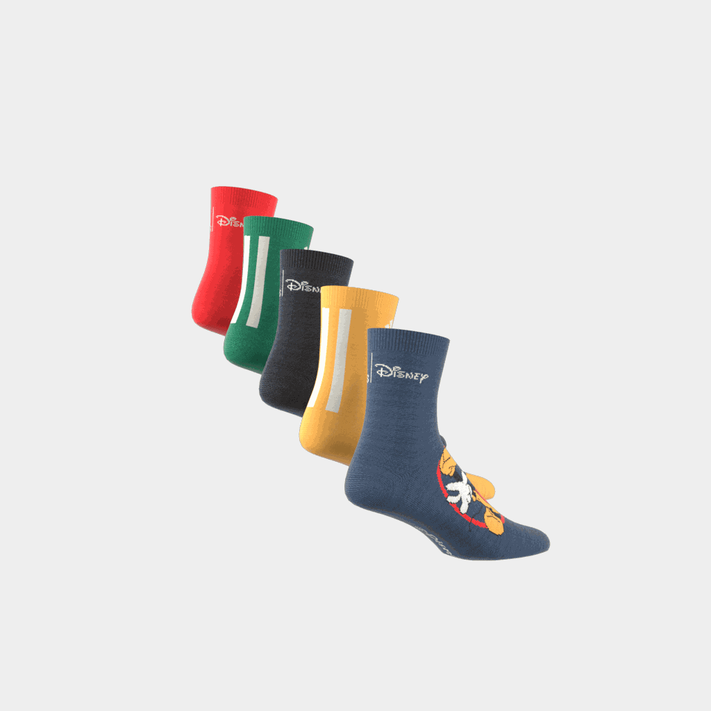 Disney Mickey Mouse 5 Pair Pack Socks, sokker, barn og junior - Flerfarget