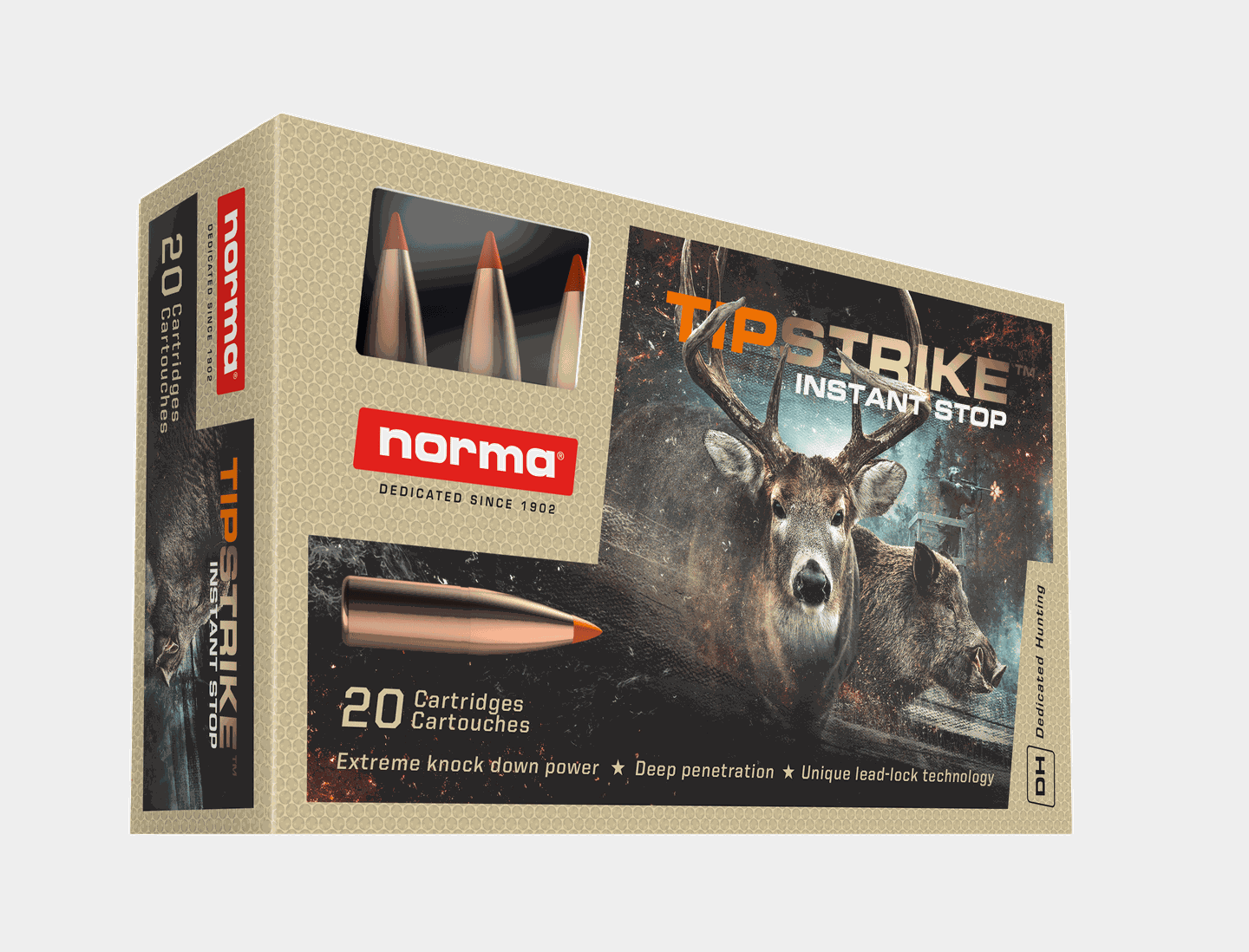  Muniție pentru pușcă Tipstrike 7MM REM MAG 10.4g/160g -