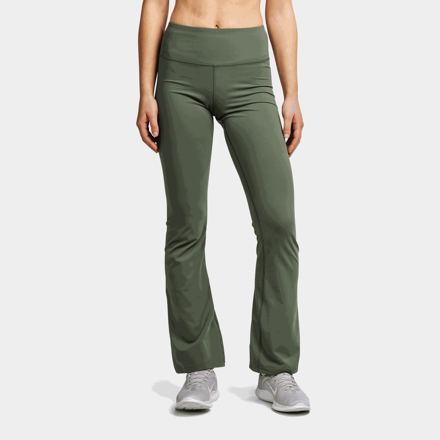 flared broek, sportbroek, damesbroek