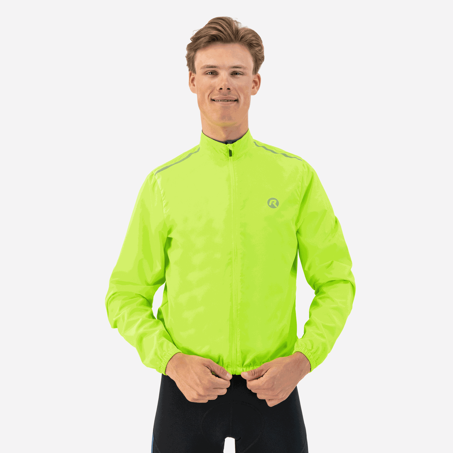 Veste coupe-vent Core Wind Jacket 24, veste de cyclisme, homme - Jaune