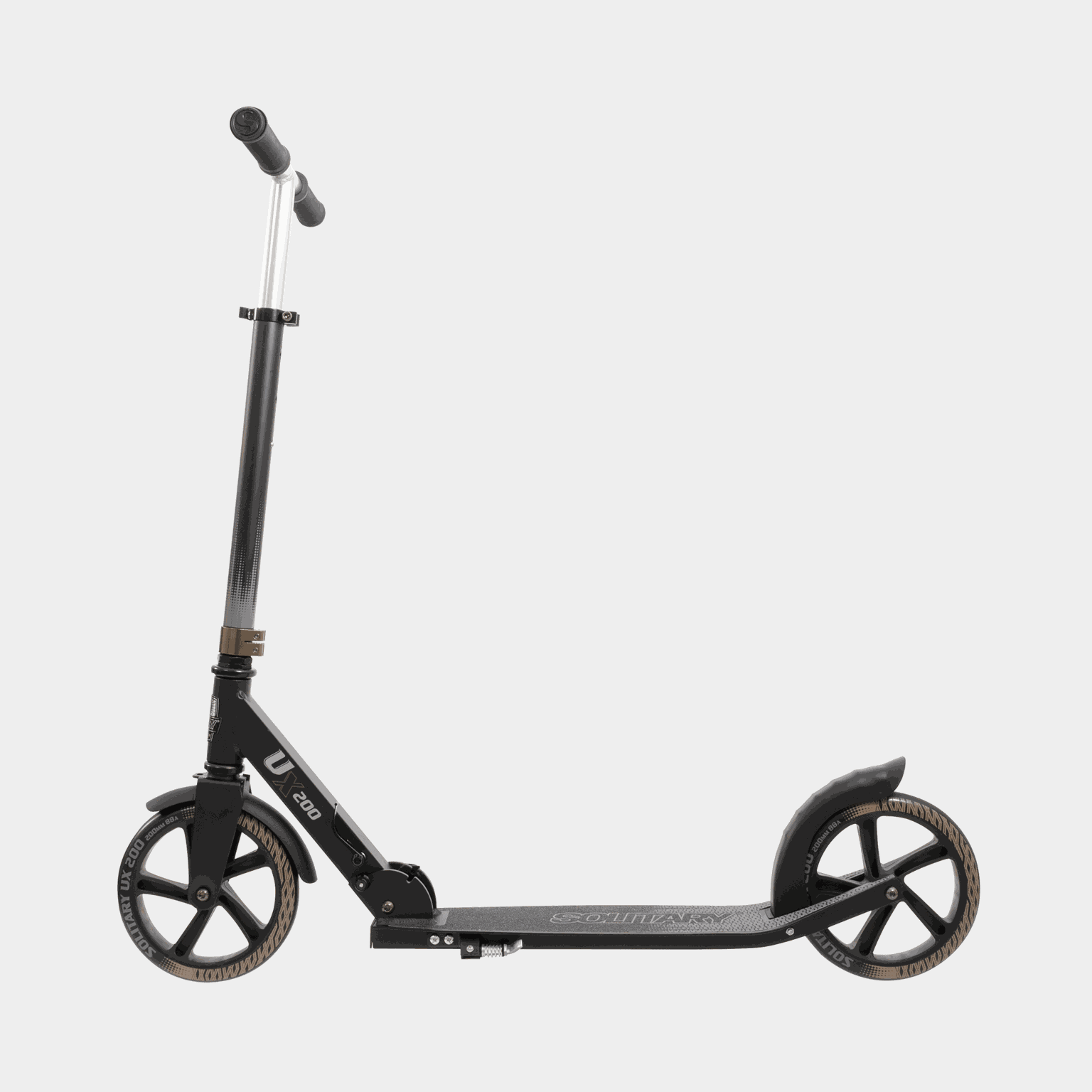 UX 200 elektrische scooter, scooter voor kinderen en jongeren – zwart