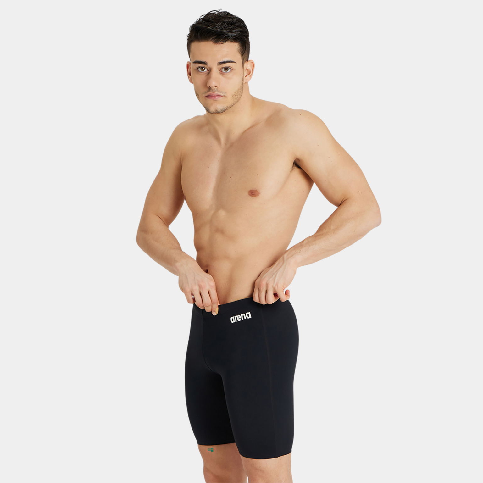 Team Swim Jammer Solid Mens, badebukse herre - Svart