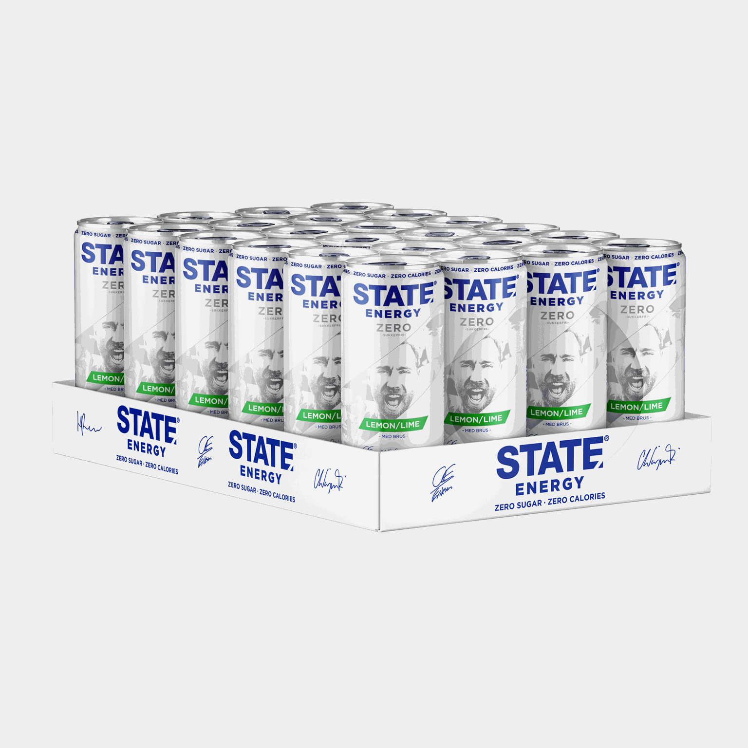State Energy Lemon/Lime Zero 330ml, napój energetyczny -