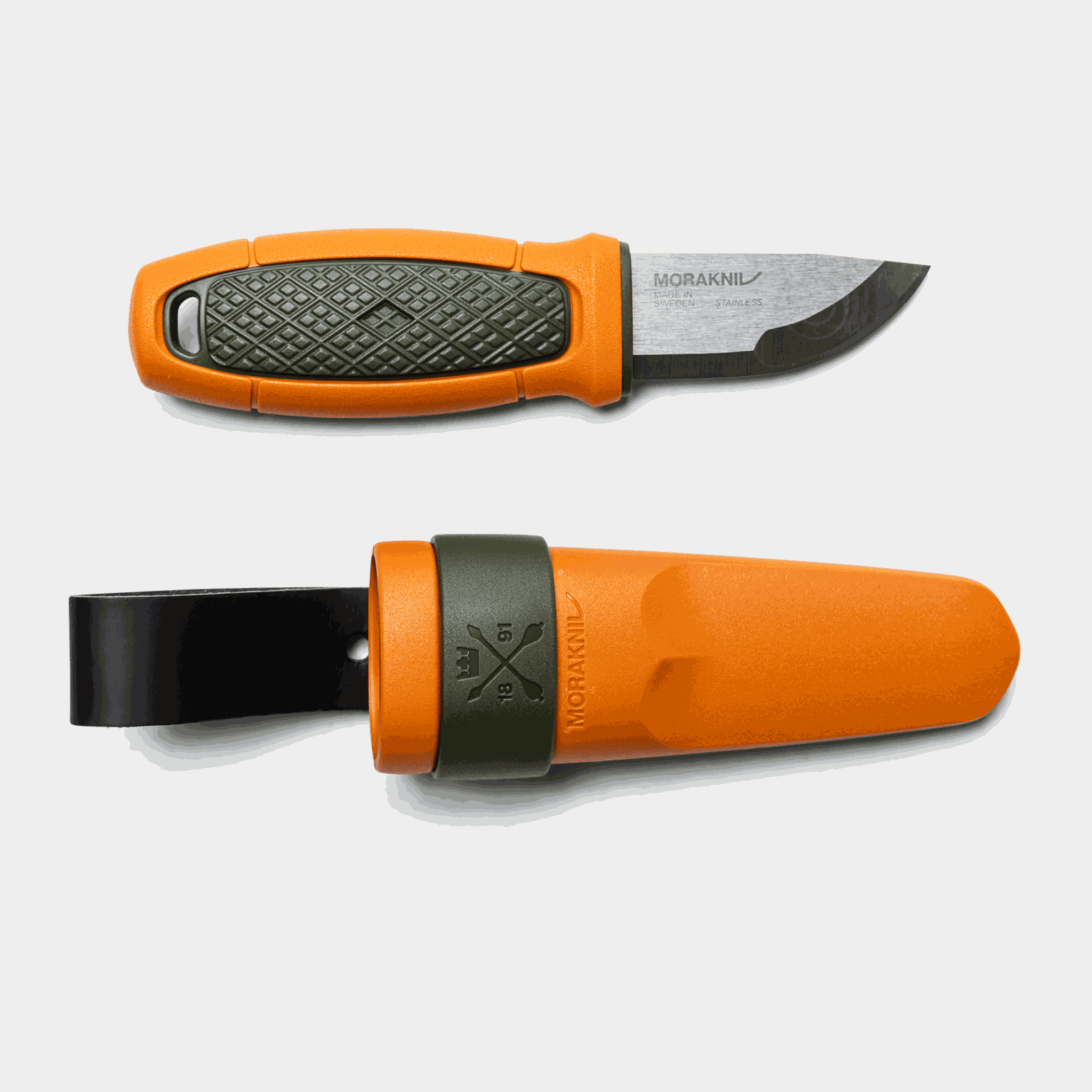  Eldris avec passant de ceinture (S), couteau – Orange