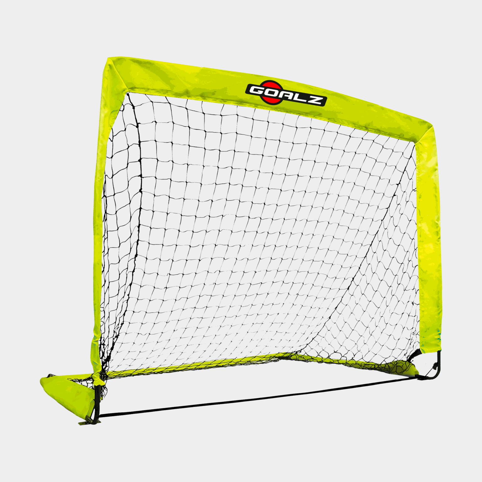  Porta da calcio portatile 120 x 100 x 100 cm, porta da calcio pieghevole - Gialla