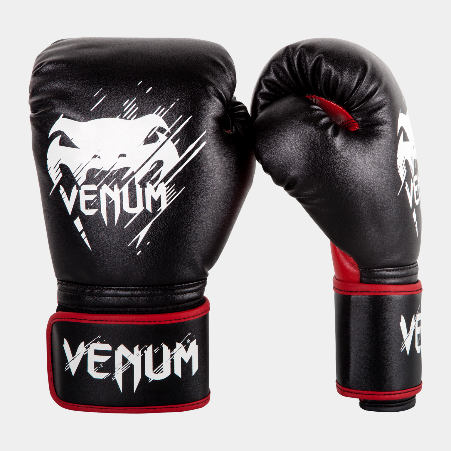  Boxerské rukavice Venum Contender pro děti - černo-červené - 113 g, Boxerské rukavice pro děti - černé